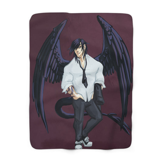 Cassandra Featherstone x Phantom Dame 'Oriel' (Discordia University) Sherpa Fleece Blanket