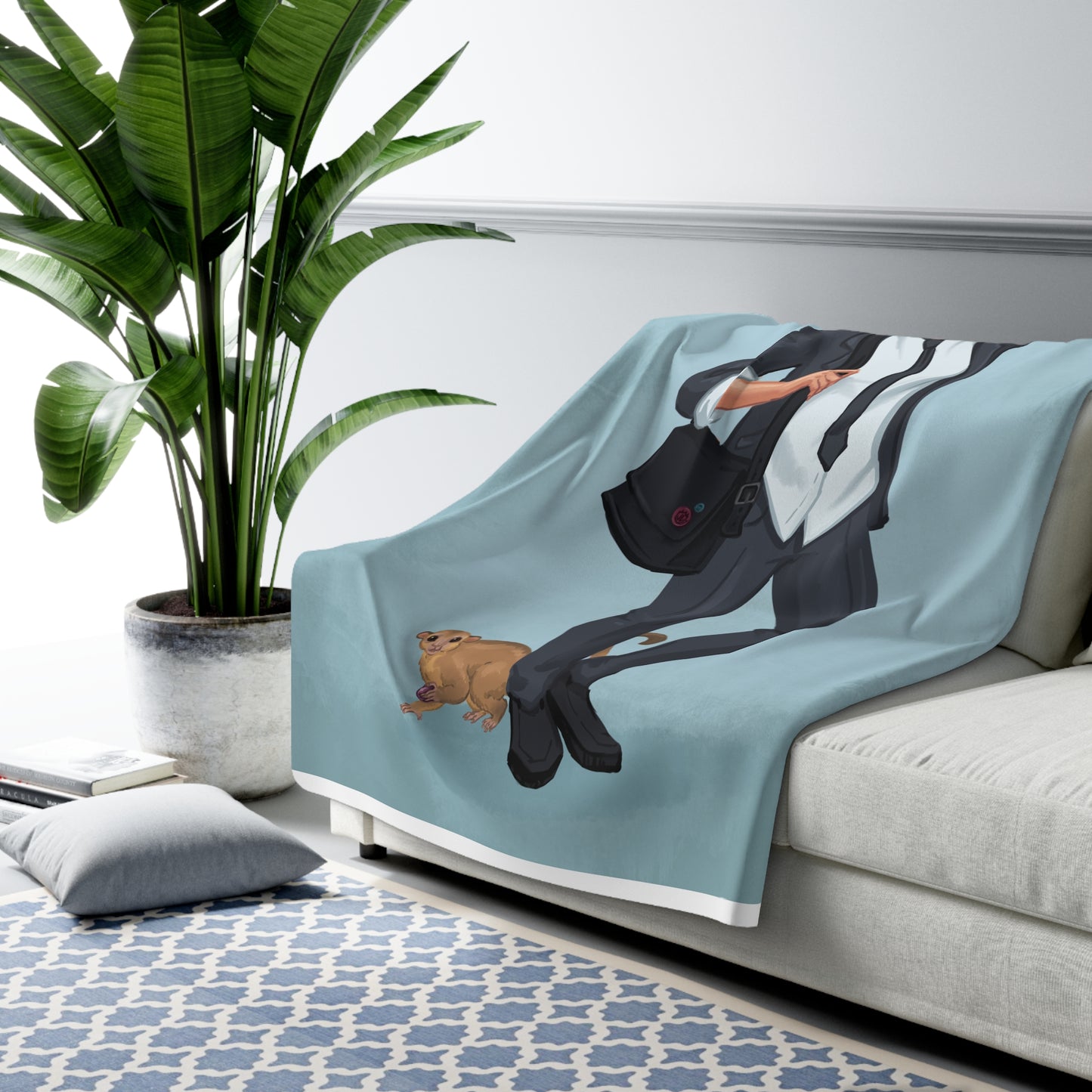 Cassandra Featherstone xPhantom Dame KKDottie Fleece Blanket