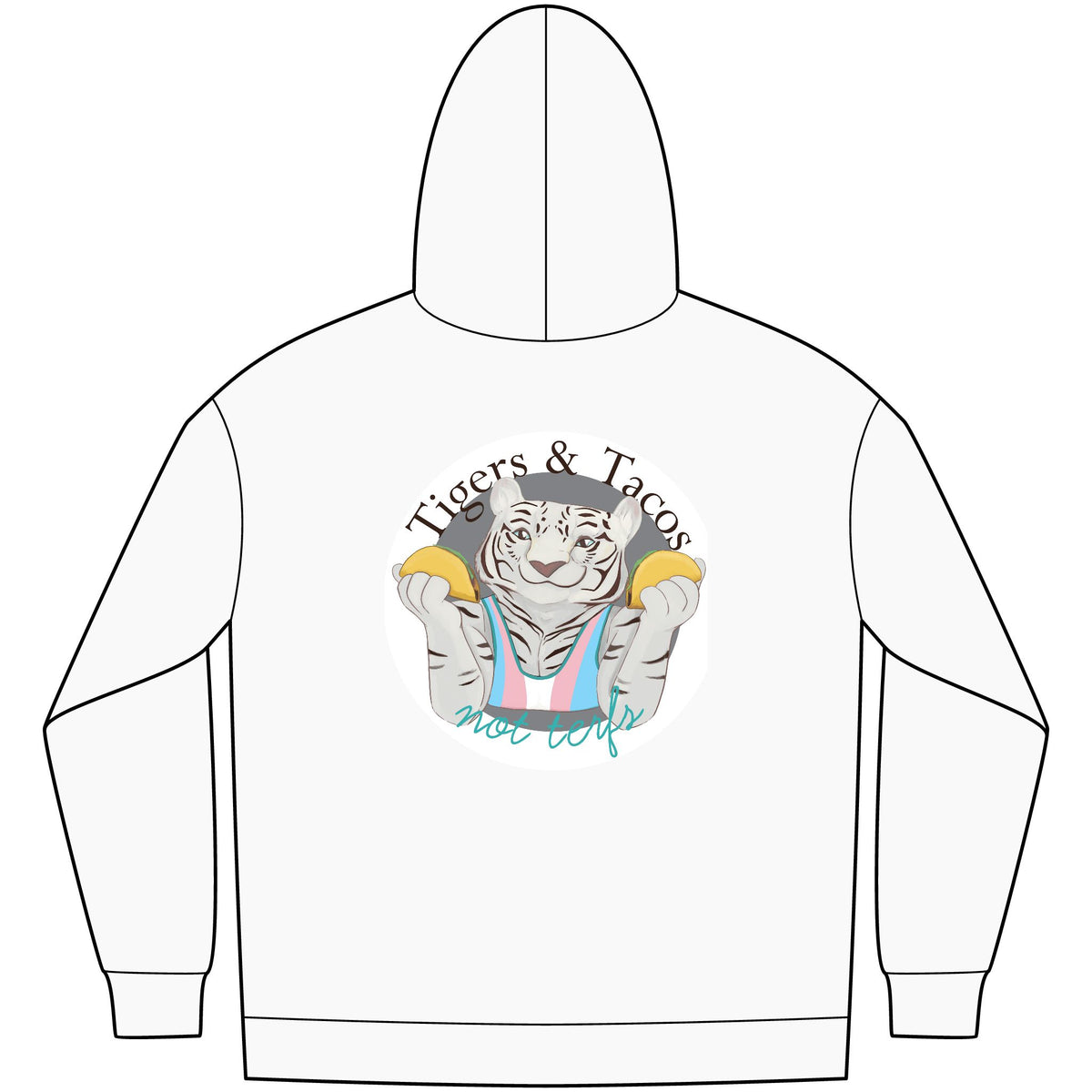 Cassandra Featherstone x Casey Wilkinson Fitz Tacos Men Hoodie