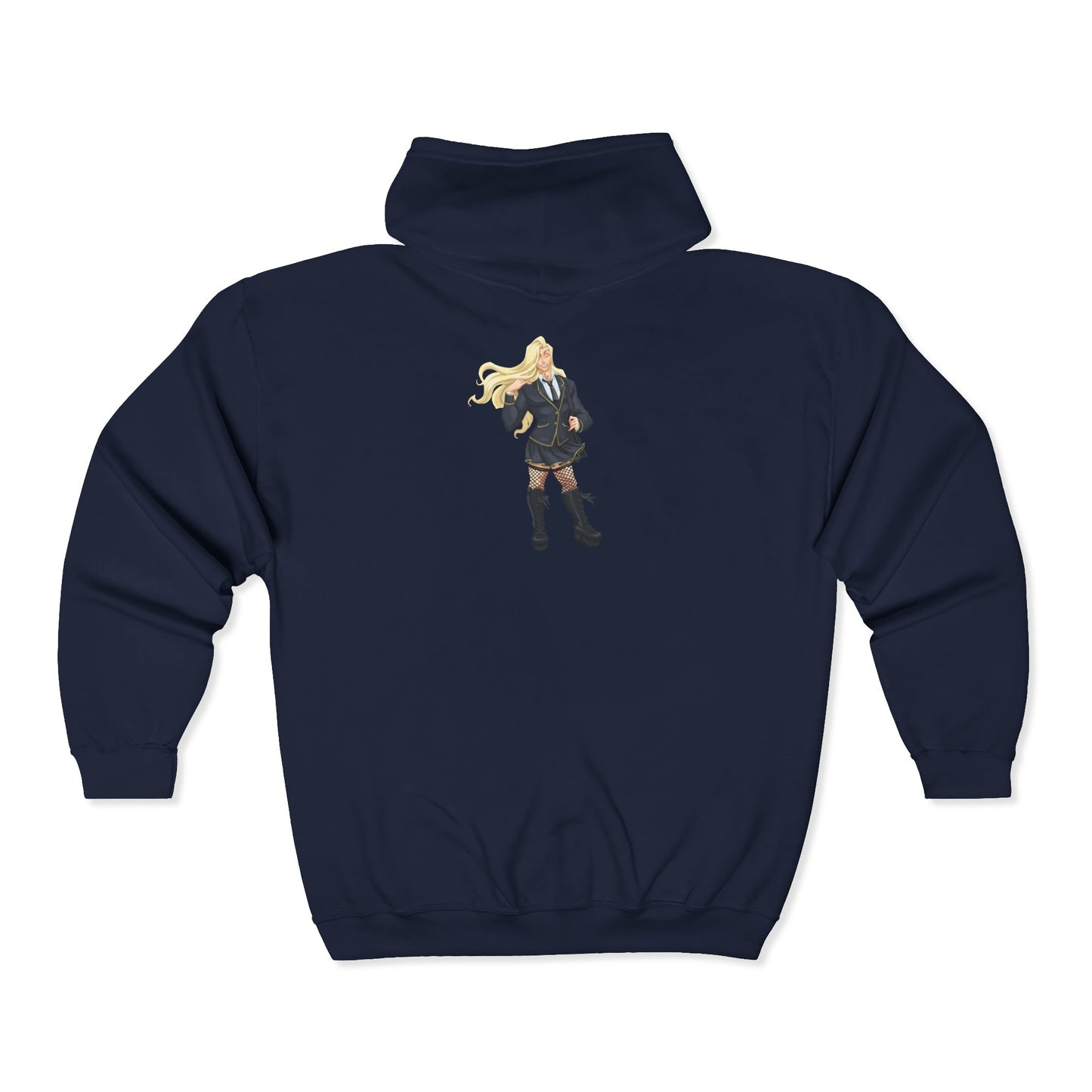 Cassandra Featherstone x Phantom Dame 'Xerxes' Unisex Heavy Blend™ Full Zip Hooded Sweatshirt