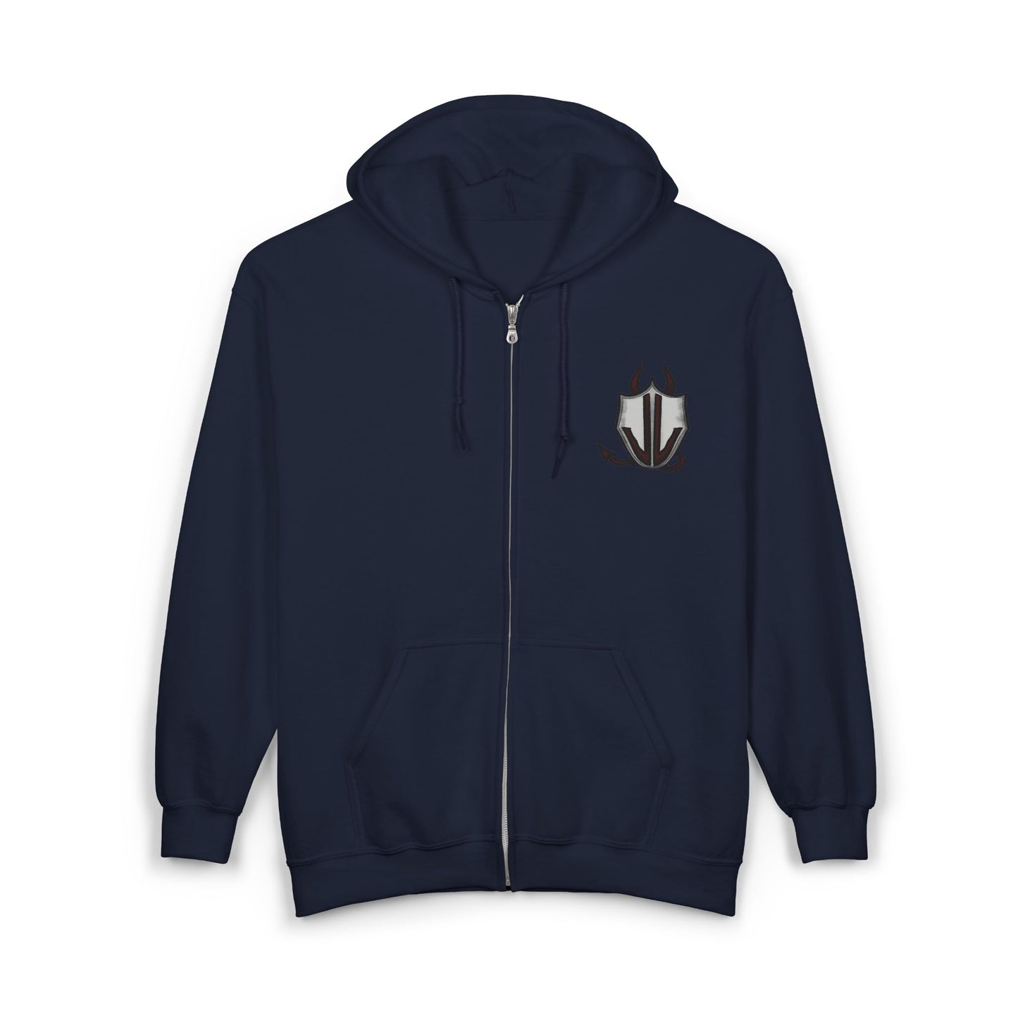 Cassandra Featherstone x Phantom Dame 'Xerxes' Unisex Heavy Blend™ Full Zip Hooded Sweatshirt