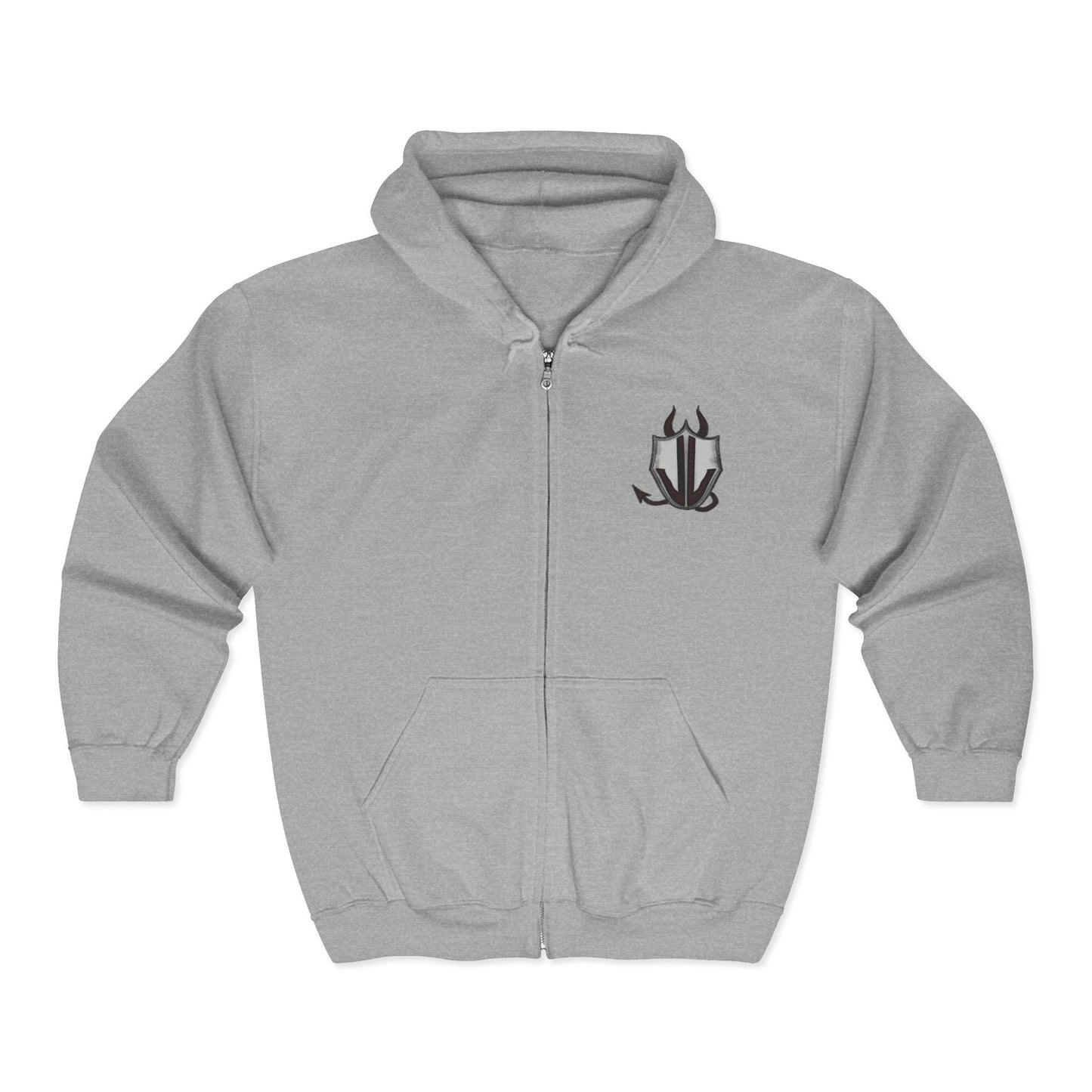 Cassandra Featherstone x Phantom Dame 'Xerxes' Unisex Heavy Blend™ Full Zip Hooded Sweatshirt