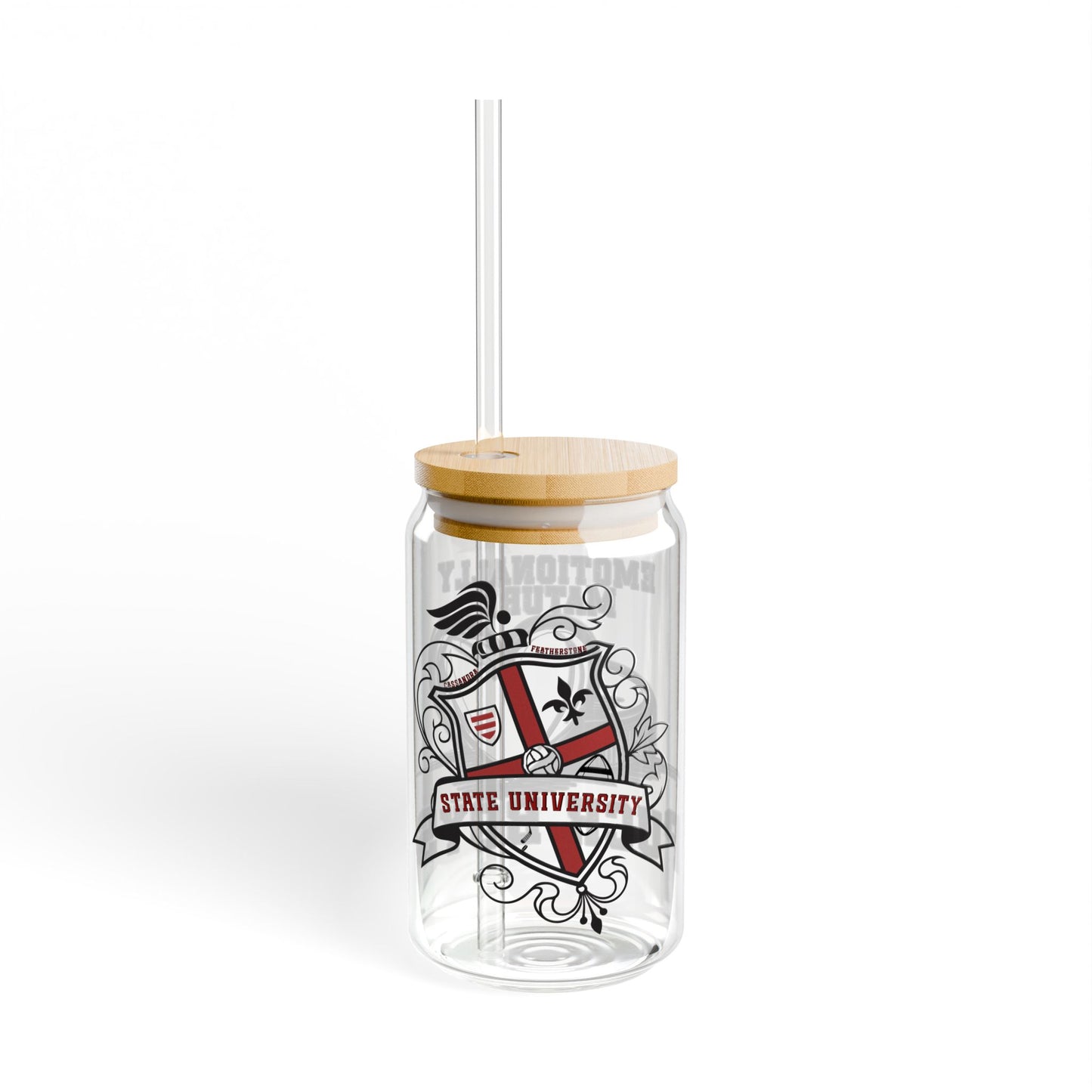 Emotionally Mature Puckboys Sipper Glass, 16oz