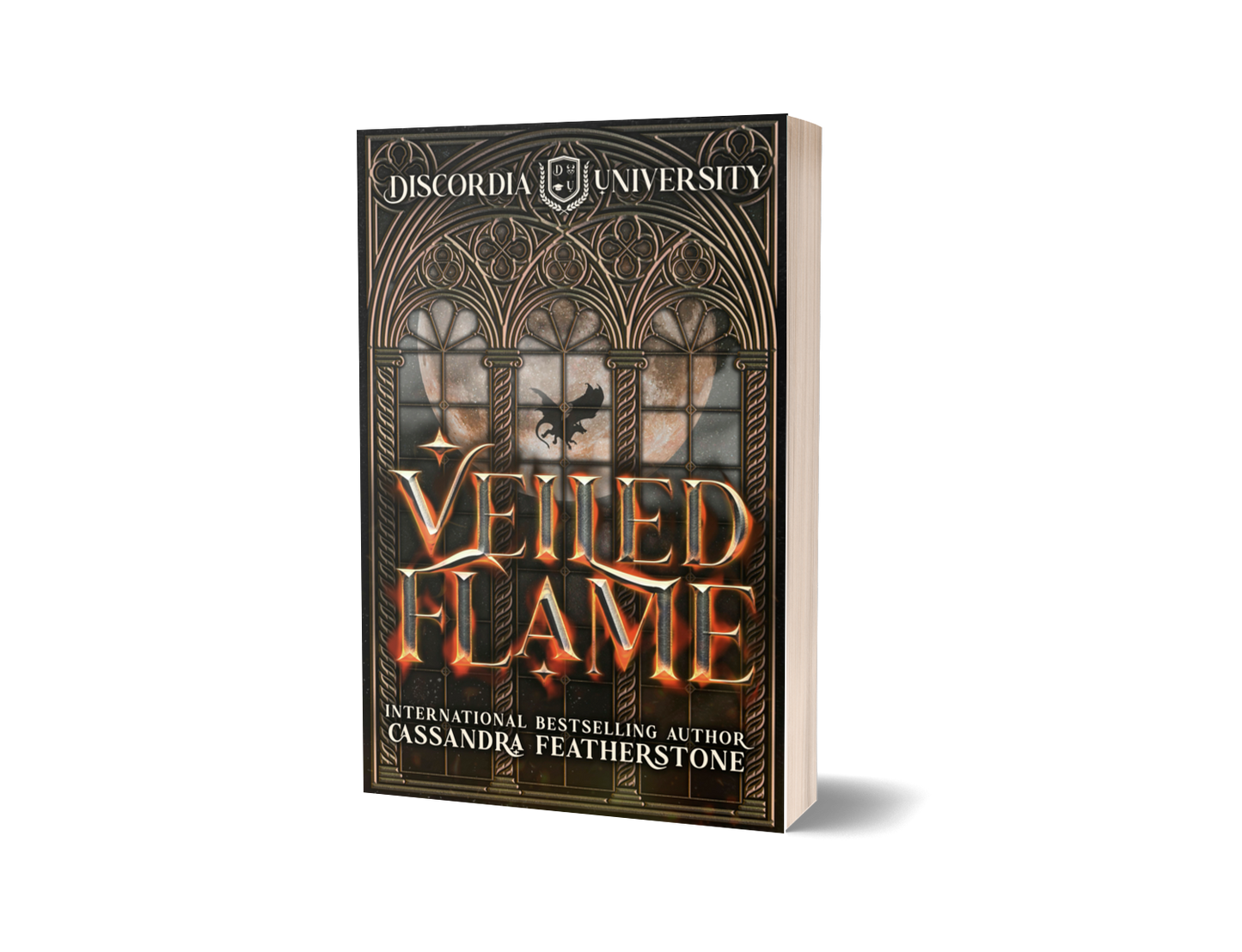 Special Edition BOOK ONLY--Veiled Flame: A Reverse Harem Demon Academy Romance