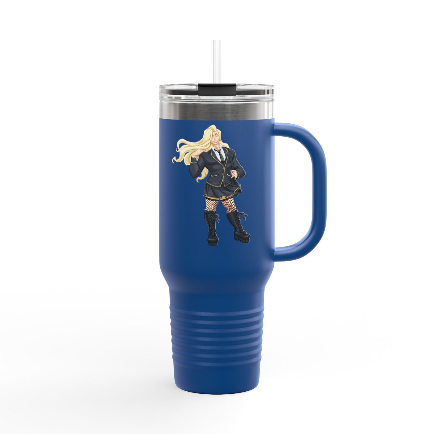 Cassandra Featherstone x Phantom Dame 'Xerxes' (Discordia University) Insulated Travel Mug, 40oz