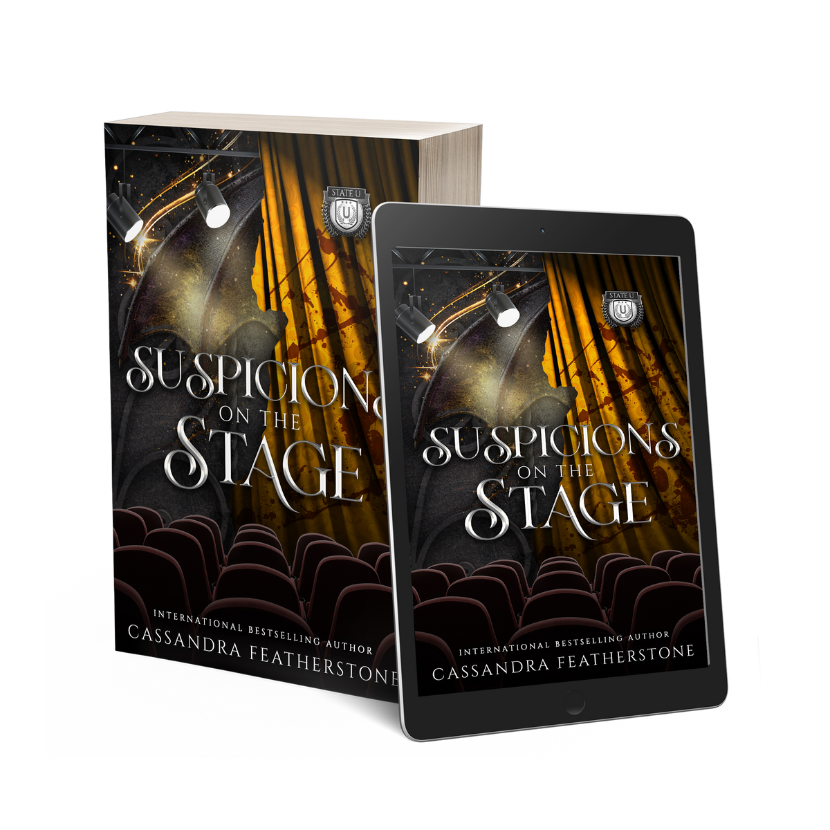 Suspicions on the Stage (ALT COVER): A Reverse Harem Shifter Age Gap Academy Romance