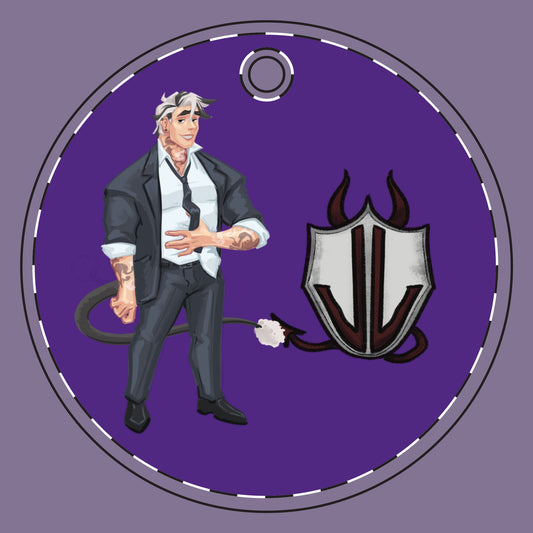 Salem (Cassandra Featherstone x Phantom Dame) Discordia Ceramic Christmas Ornaments