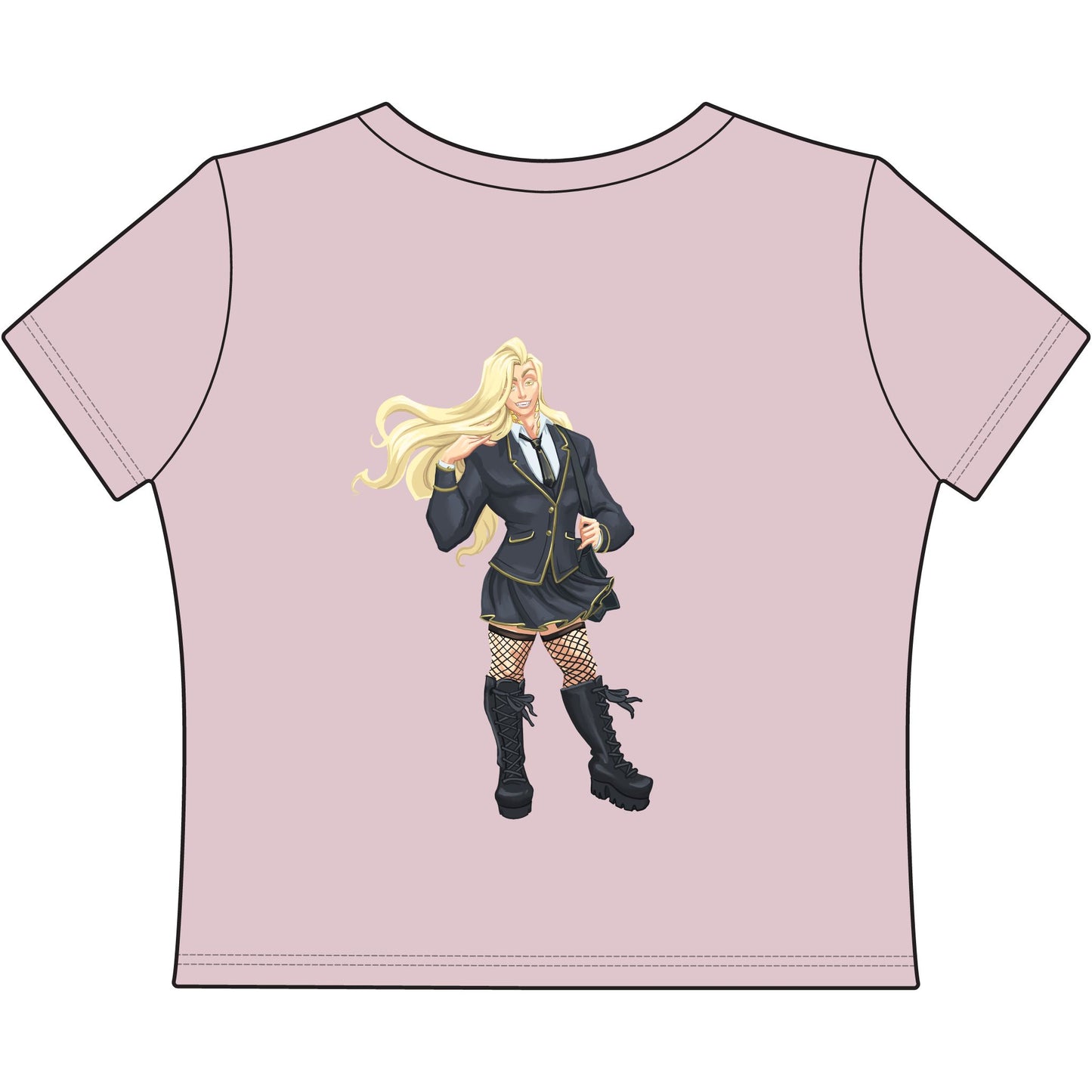 Cassandra Featherstone x Phantom Dame Xerxes Women Baby Tee