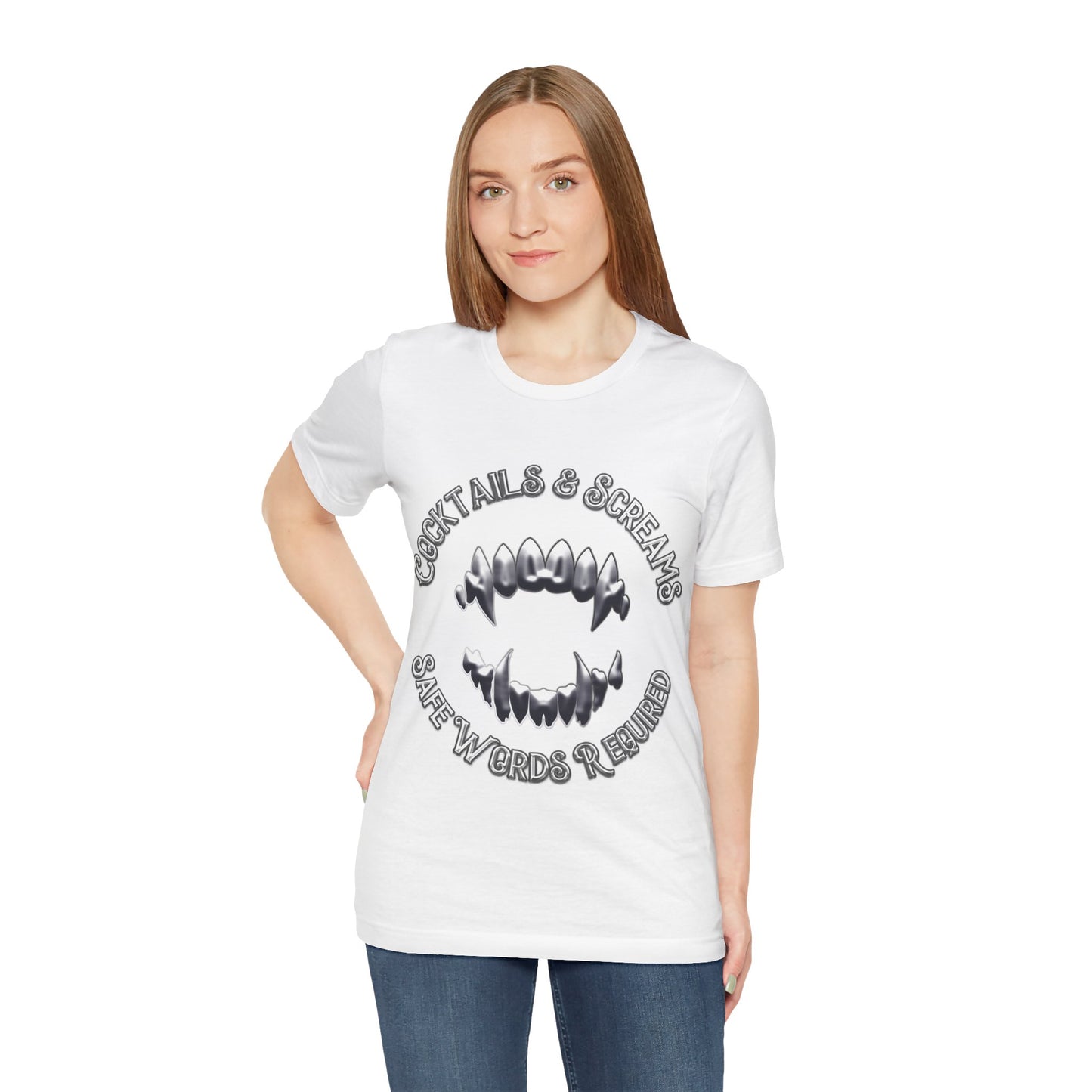 Cocktails & Screams Unisex Jersey Short Sleeve Tee