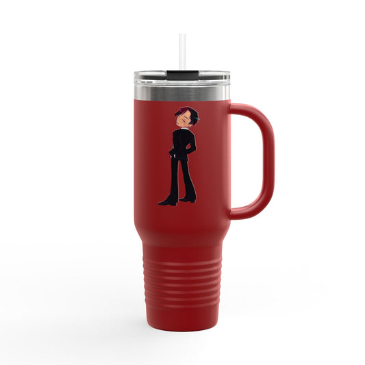 Cassandra Featherstone x Spookacola 'Kit Kat' (Discordia University) Insulated Travel Mug, 40oz