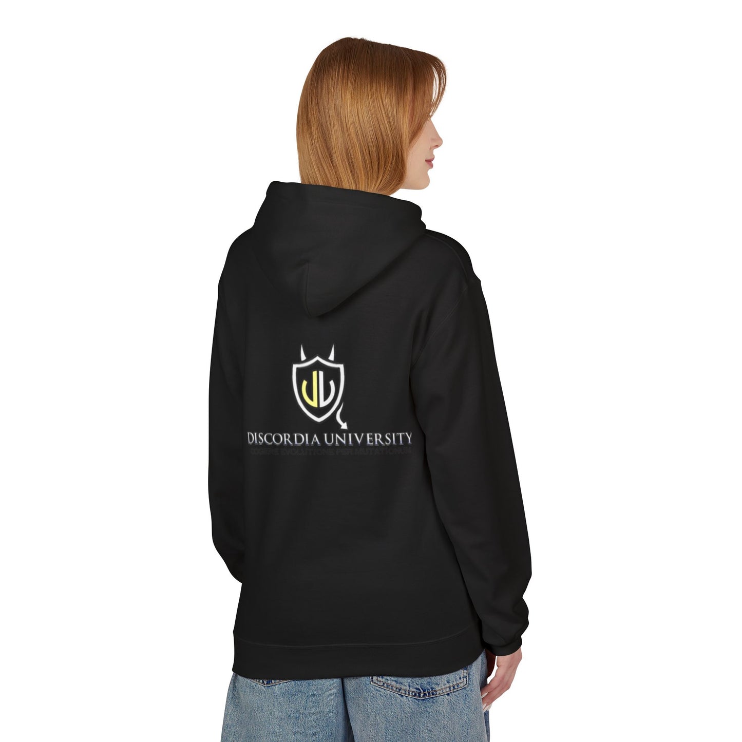 Salem's Poof Blocker (Discordia University) Unisex Midweight Softstyle Fleece Hoodie