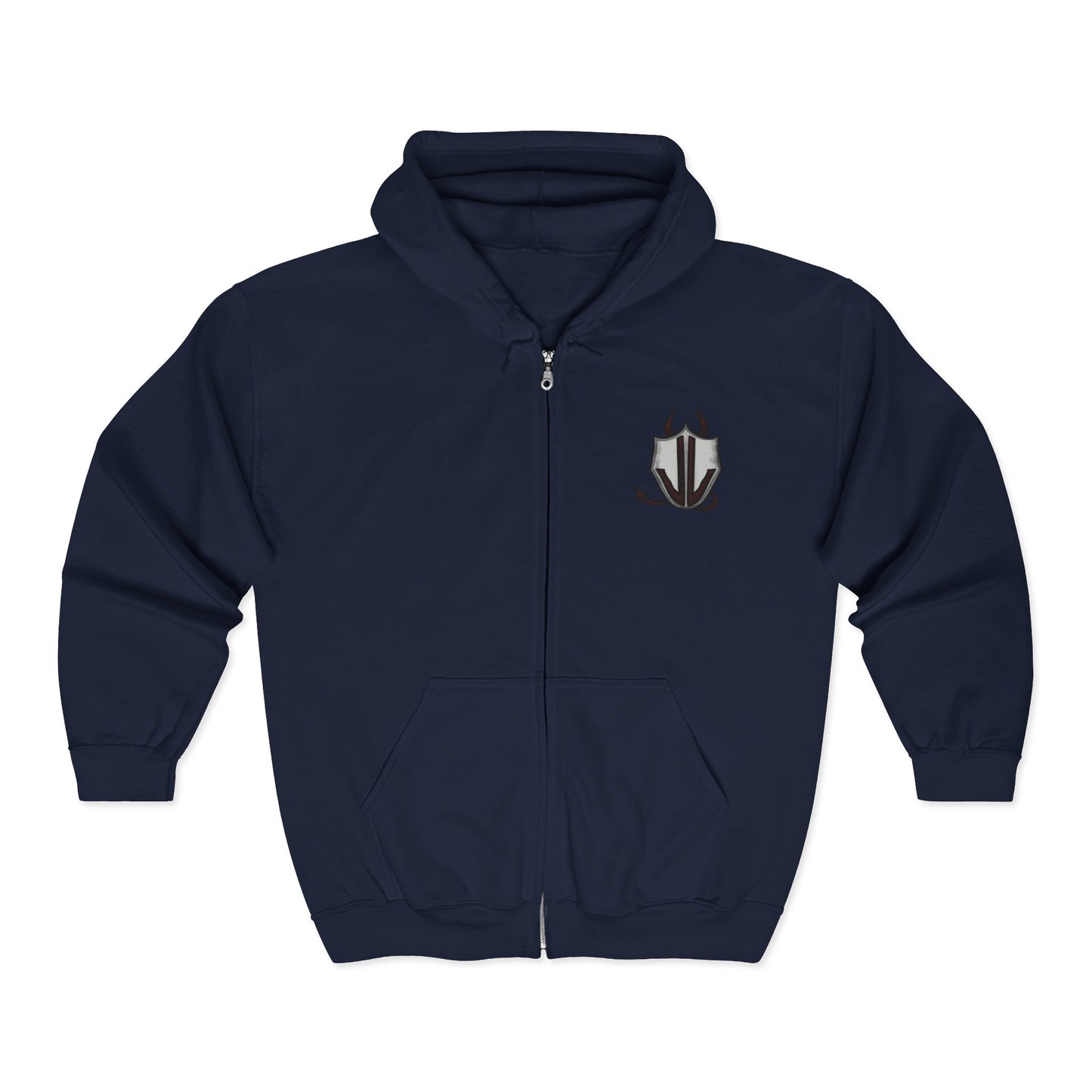 Cassandra Featherstone x Phantom Dame 'Xerxes' Unisex Heavy Blend™ Full Zip Hooded Sweatshirt
