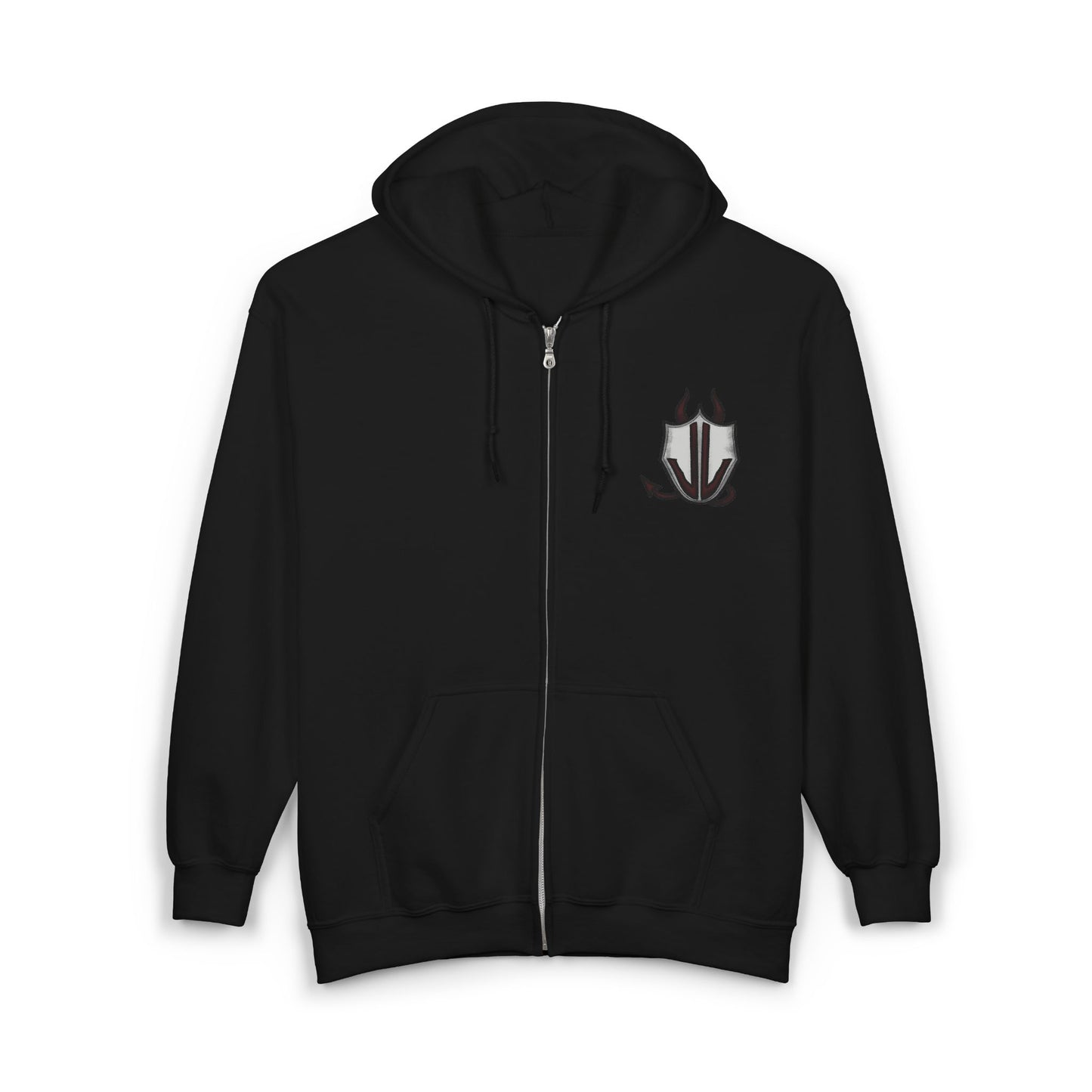 Cassandra Featherstone x Phantom Dame 'Xerxes' Unisex Heavy Blend™ Full Zip Hooded Sweatshirt