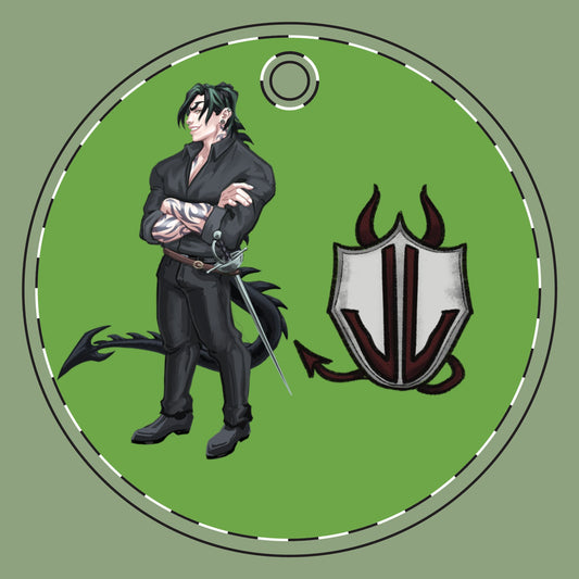 Jasper (Cassandra Featherstone x Phantom Dame) Discordia Ceramic Christmas Ornaments