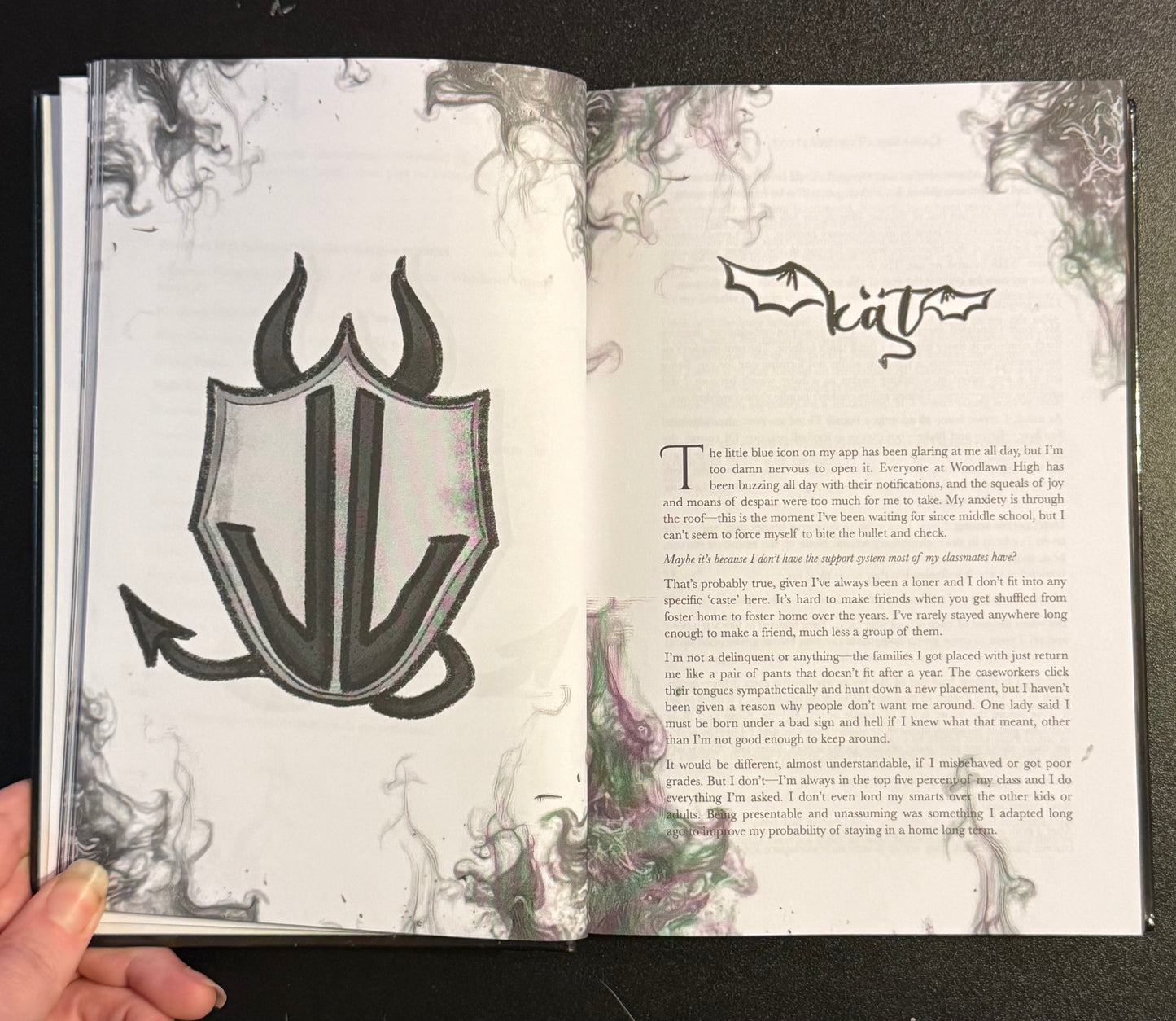 Special Edition BOOK ONLY--Veiled Flame: A Reverse Harem Demon Academy Romance