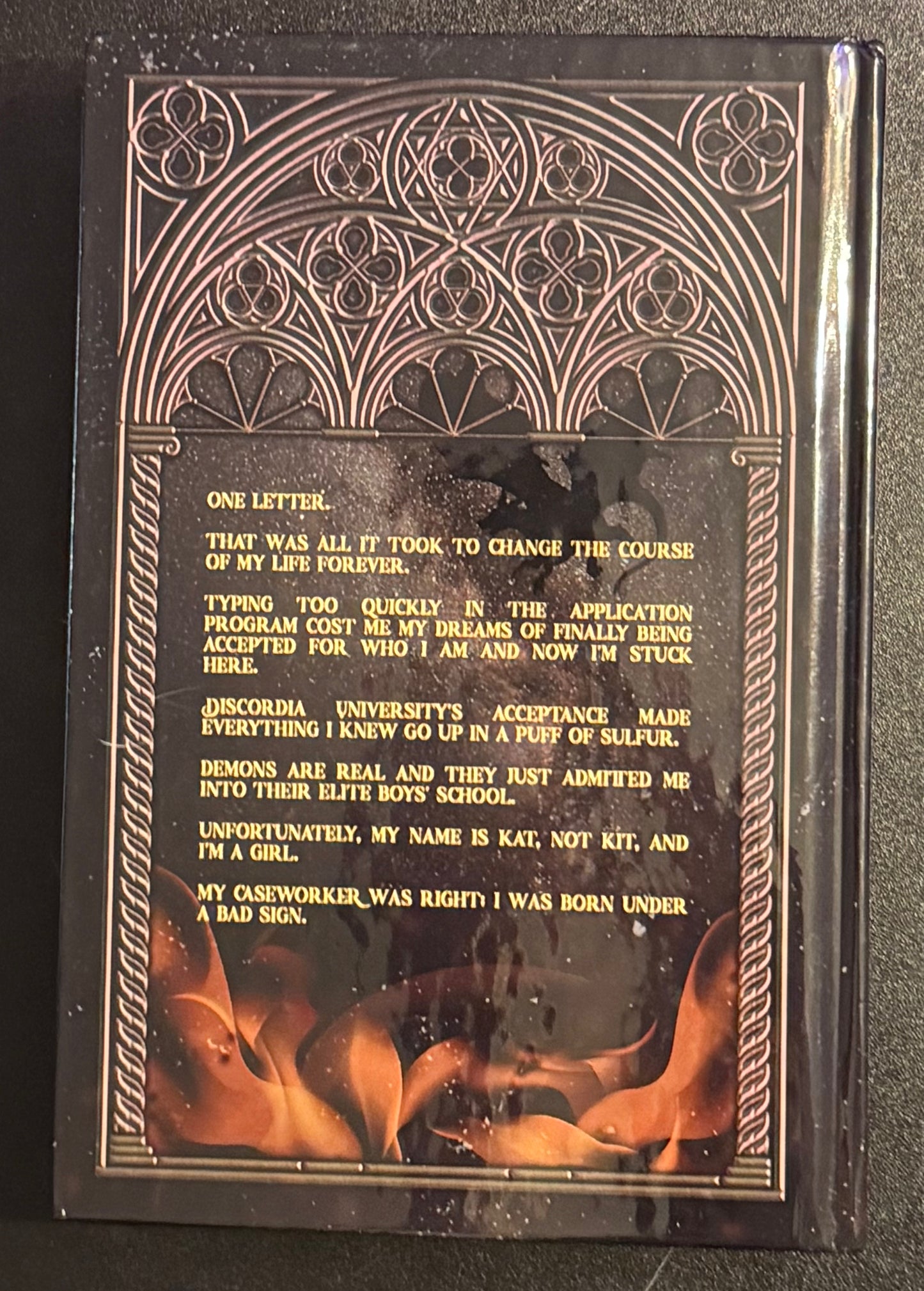 Special Edition BOOK ONLY--Veiled Flame: A Reverse Harem Demon Academy Romance