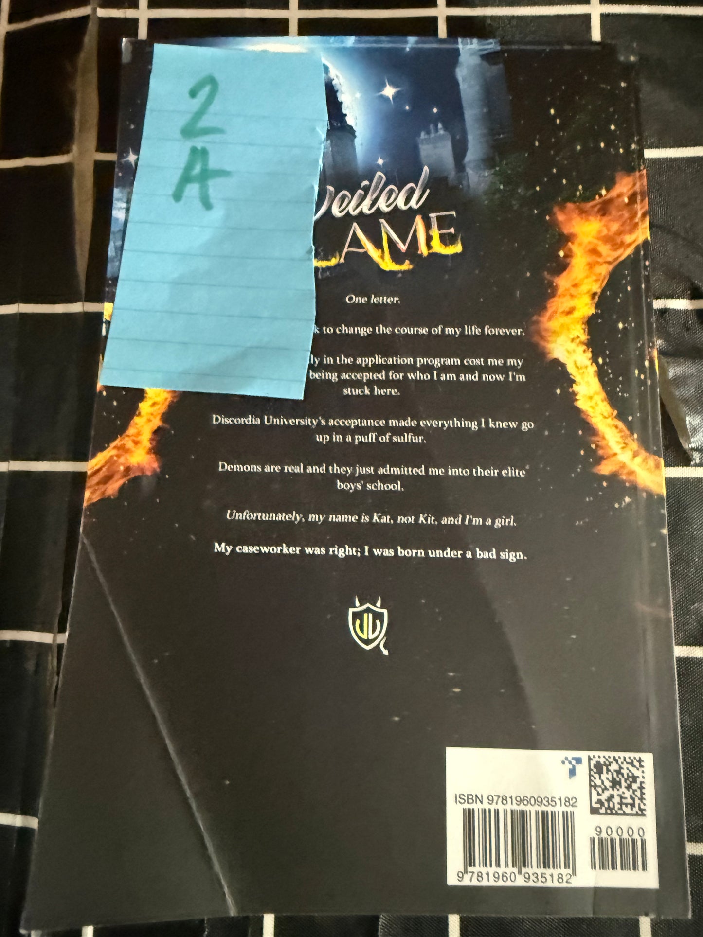 DAMAGED-Veiled Flame: A Reverse Harem Demon Academy Romance 2A