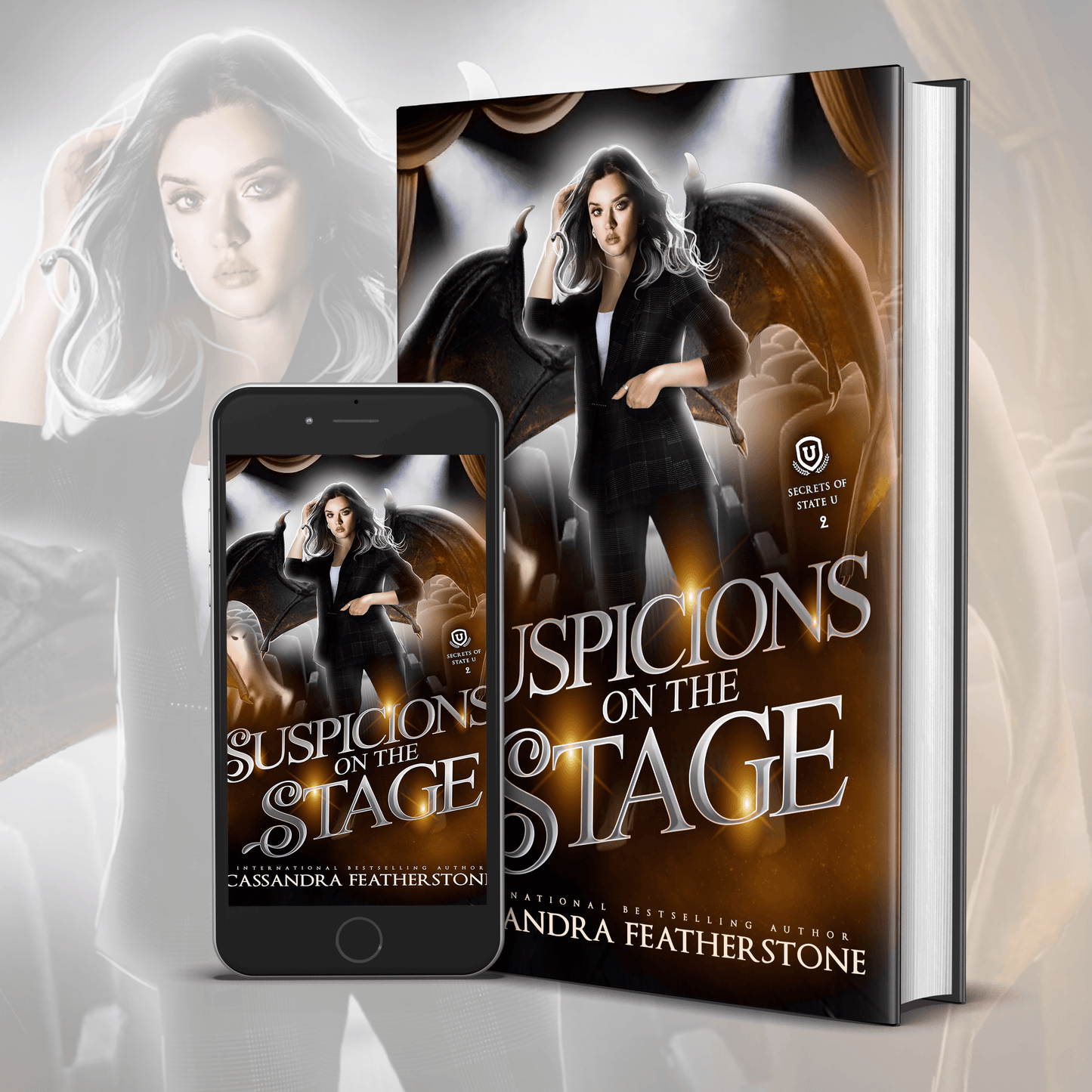 Suspicions on the Stage: A Reverse Harem Shifter Age Gap Academy Romance