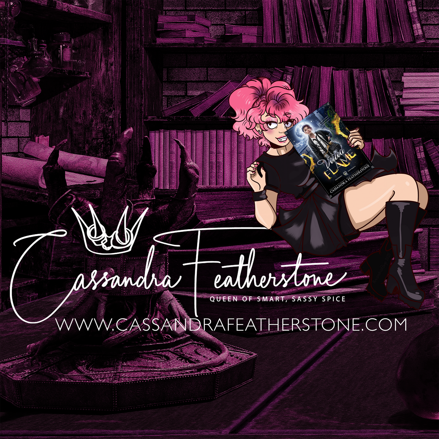 Signed Cassandra Featherstone Book Plate