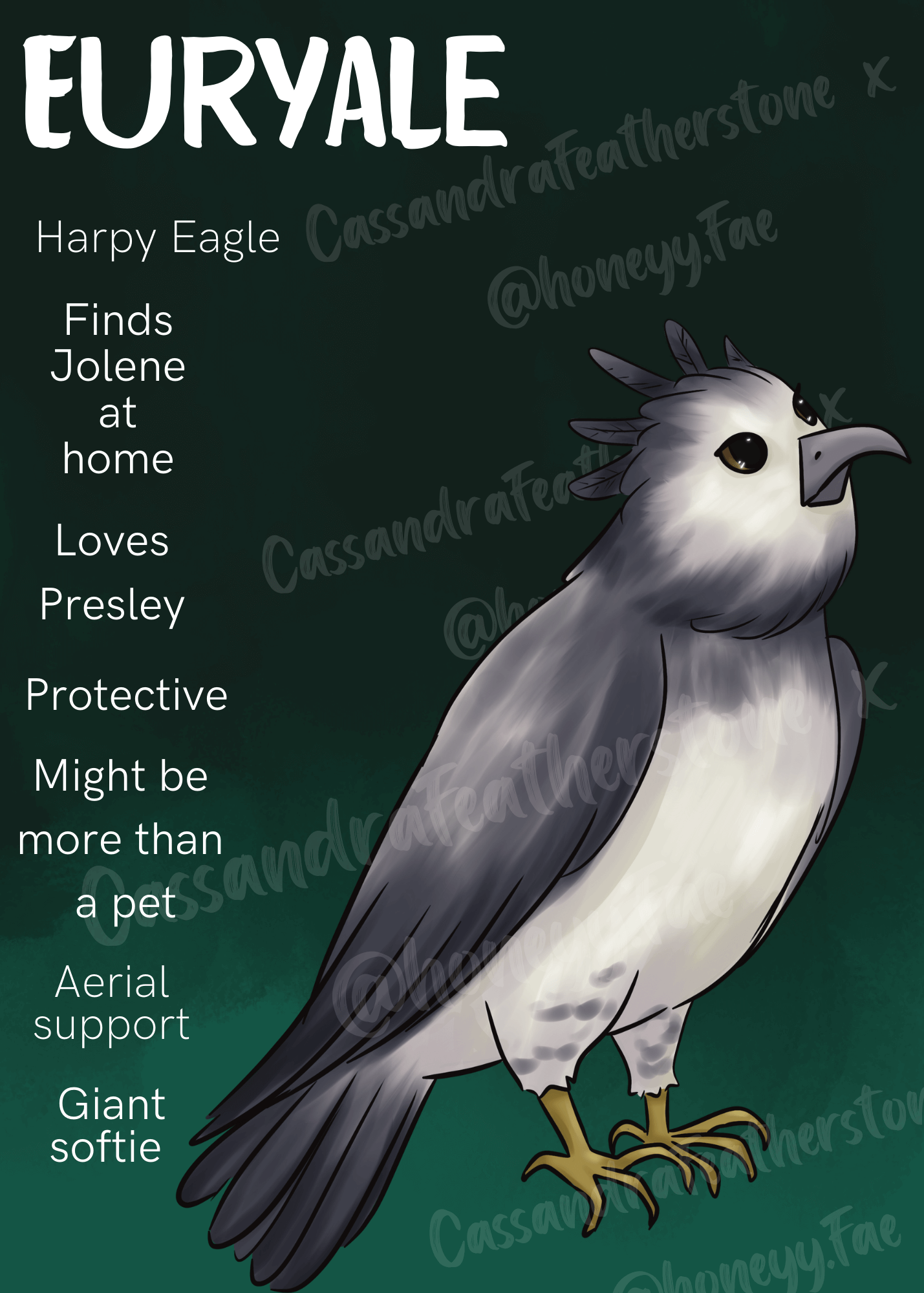 Preorder MPP CHARACTER PRINT PACK-Presley/Euryale (2) 2 @honeyy.fae prints of Prez and Eury without the watermarks. These prints have not arrived yet and will not ship until March. $10.00