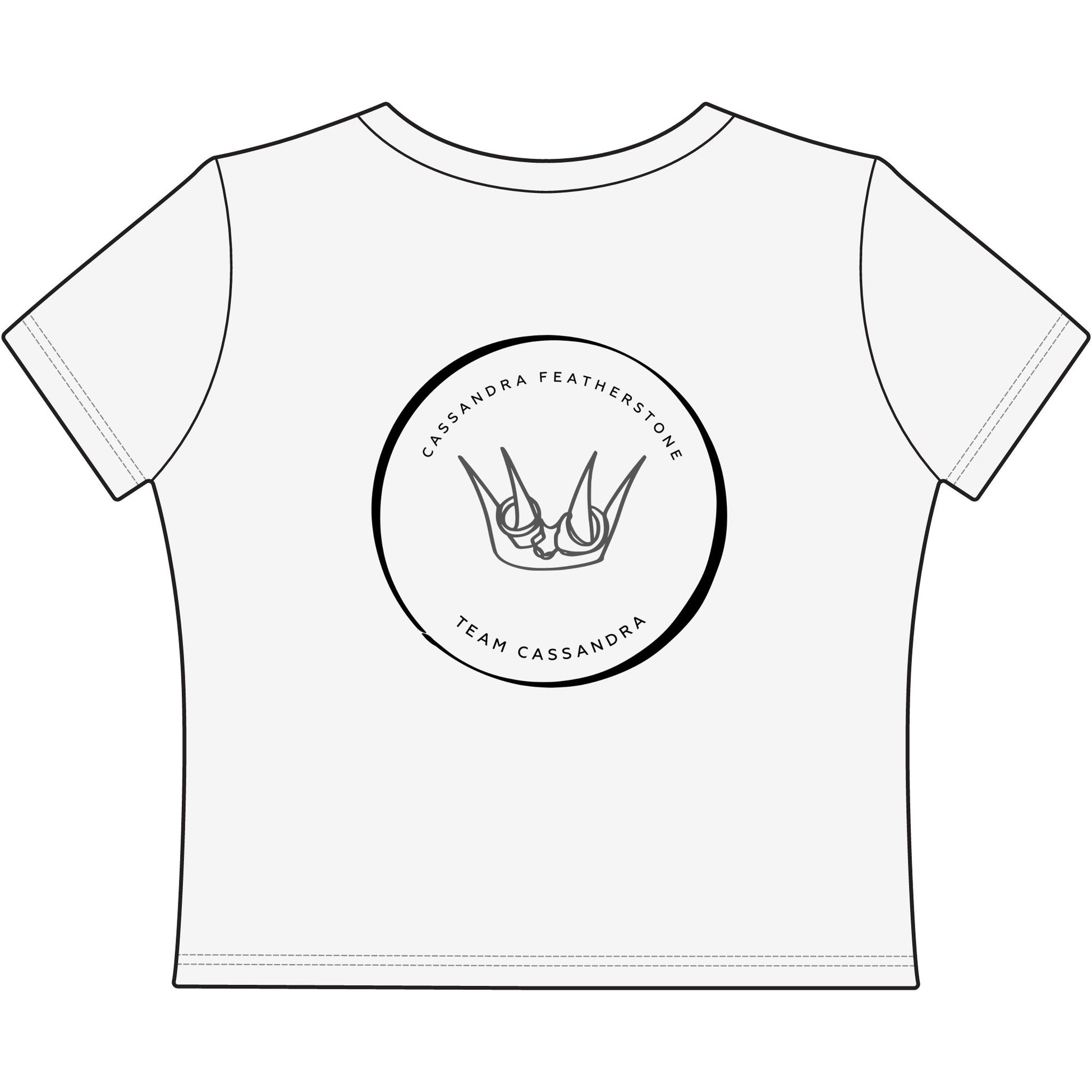 Feral for Fitz Khan Women's Baby Tee