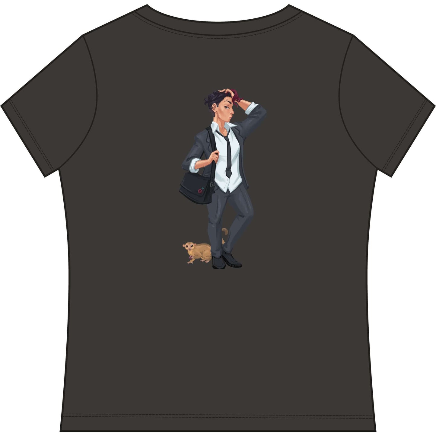 Cassandra Featherstone x Phantom Dame KK Band Tee V Neck