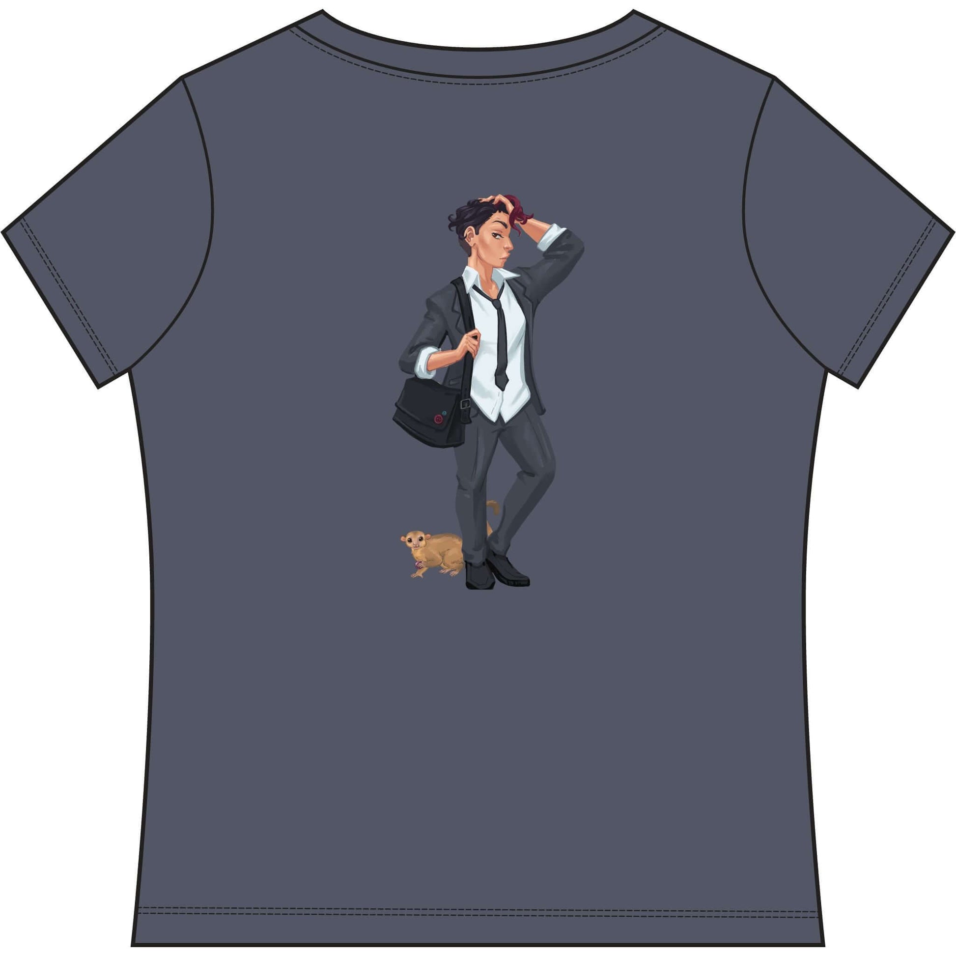 Cassandra Featherstone x Phantom Dame KK Band Tee V Neck