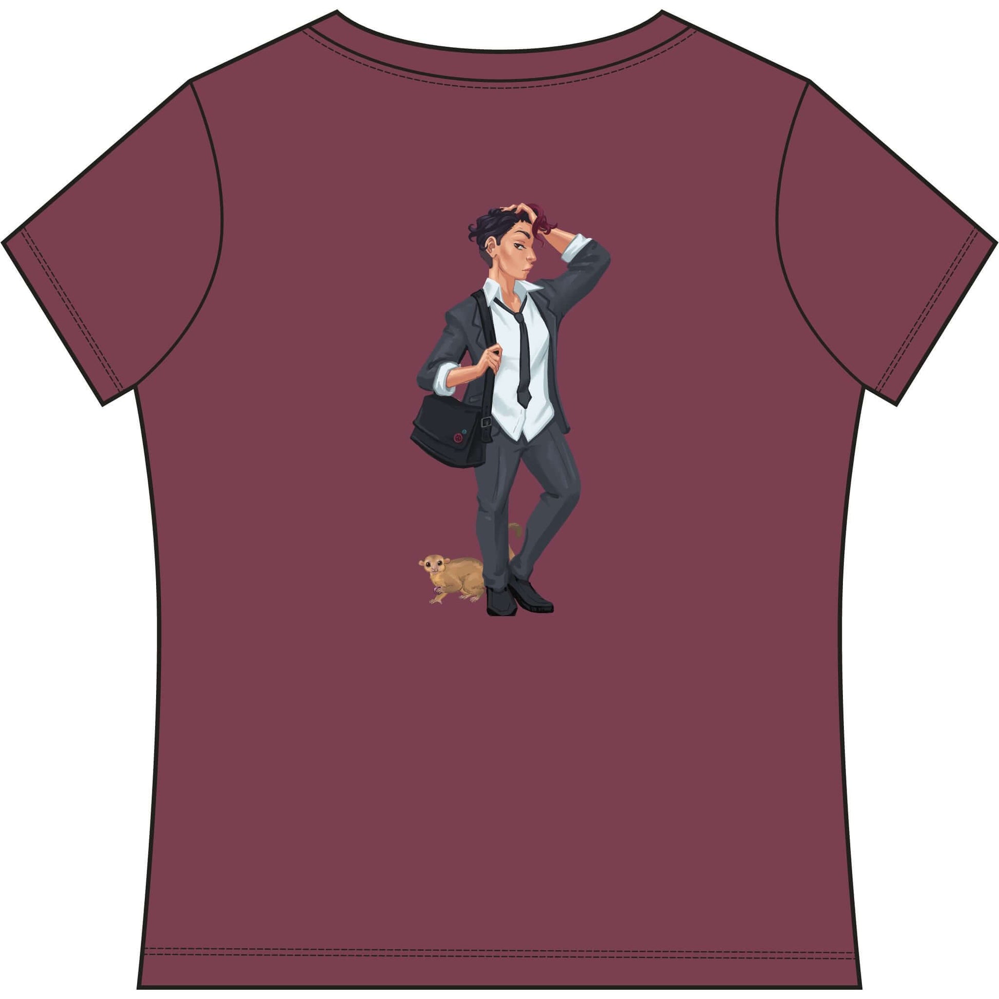 Cassandra Featherstone x Phantom Dame KK Band Tee V Neck