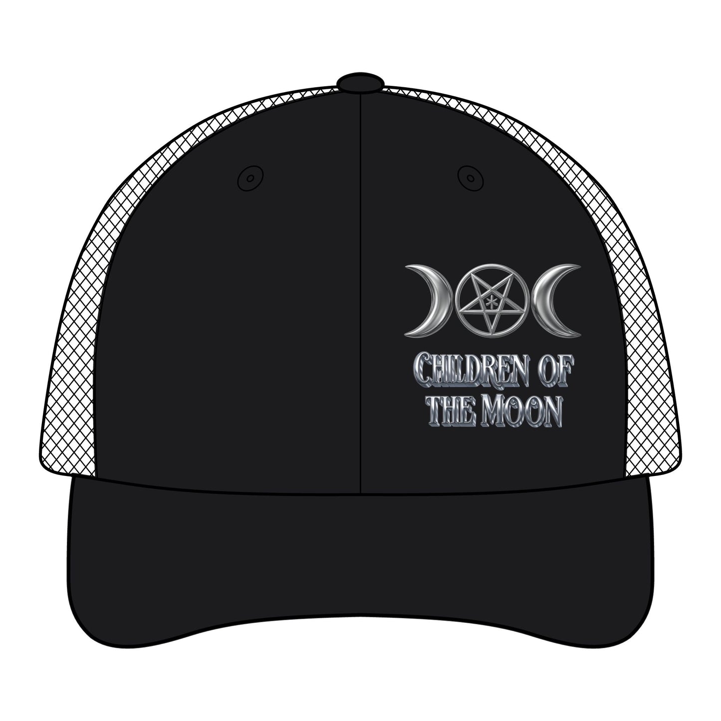 Darkness Falls COM Sandwich Trucker Cap