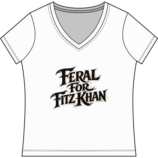 Feral for Fitz Khan Apex Women's Game VNeck Tee