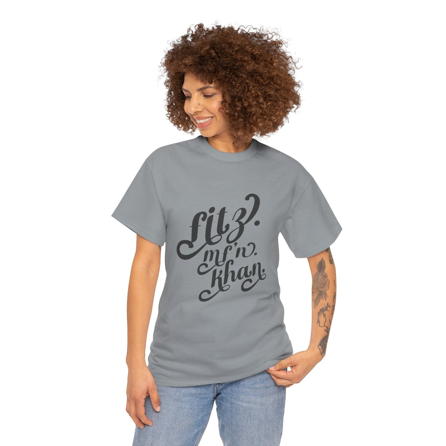 Fitz MF'N Khan Unisex Heavy Cotton Tee