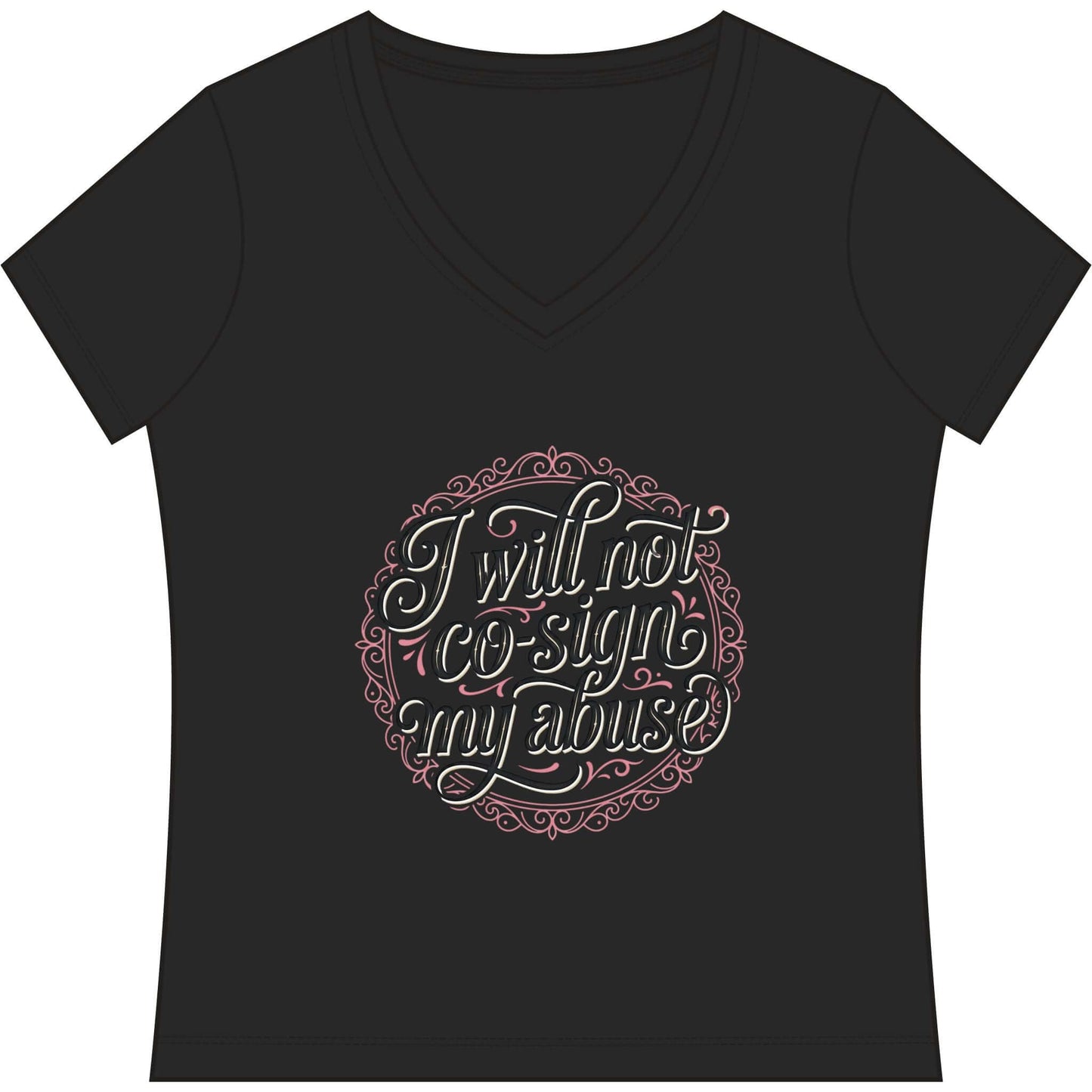 I Will Not Co-Sign Apex Women's Game VNeck Tee