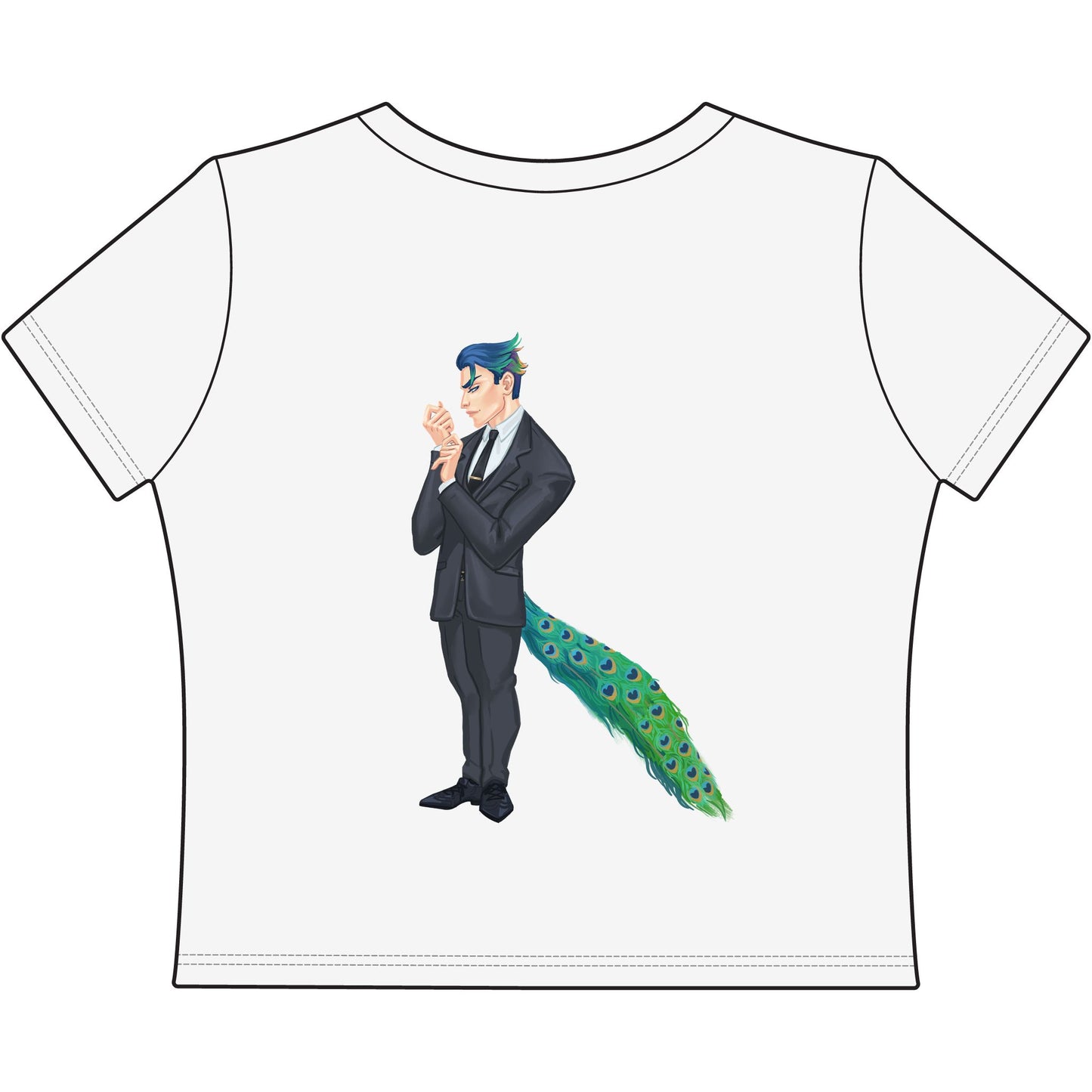 Cassandra Featherstone x Phantom Dame Anton Women Baby Tee