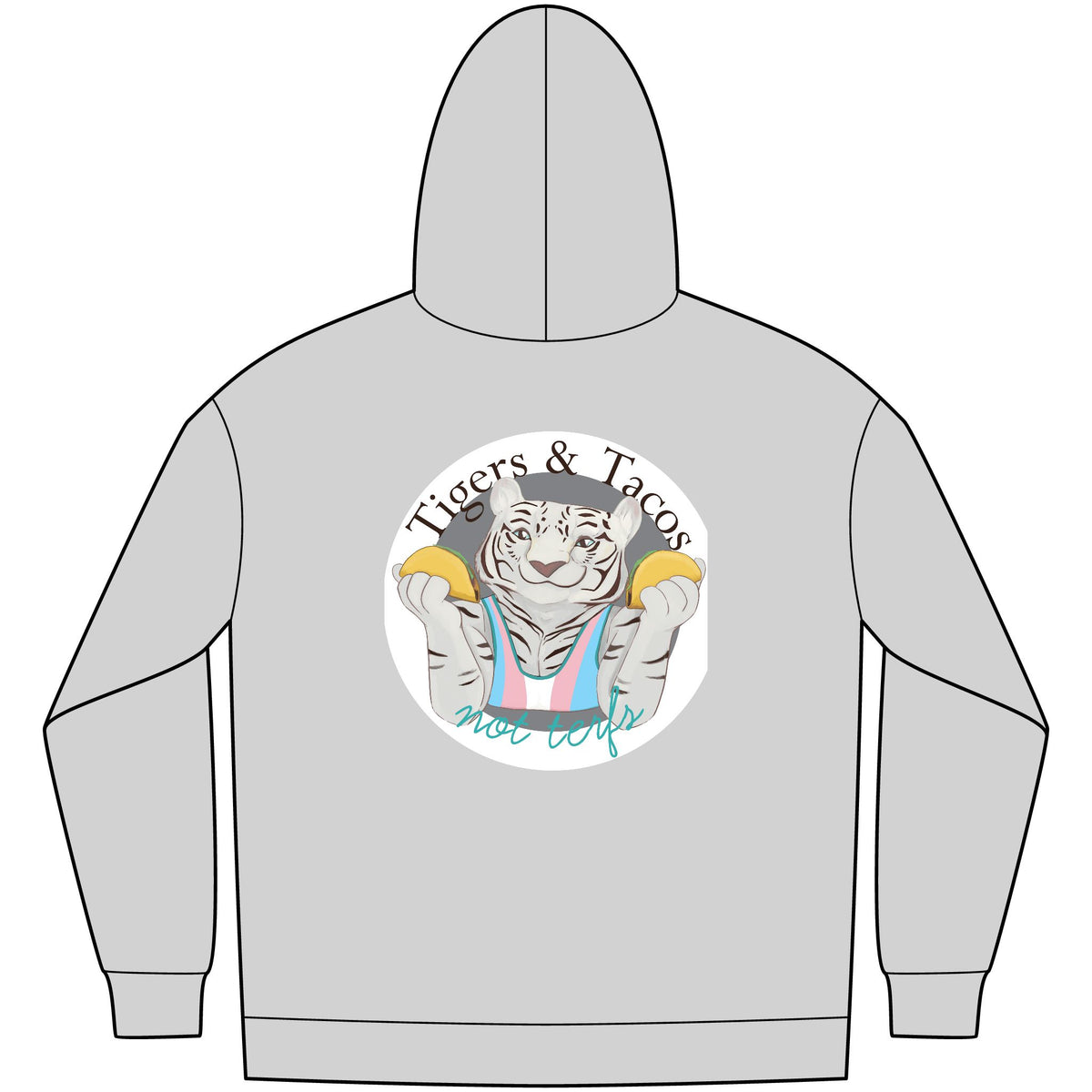 Cassandra Featherstone x Casey Wilkinson Fitz Tacos Men Hoodie