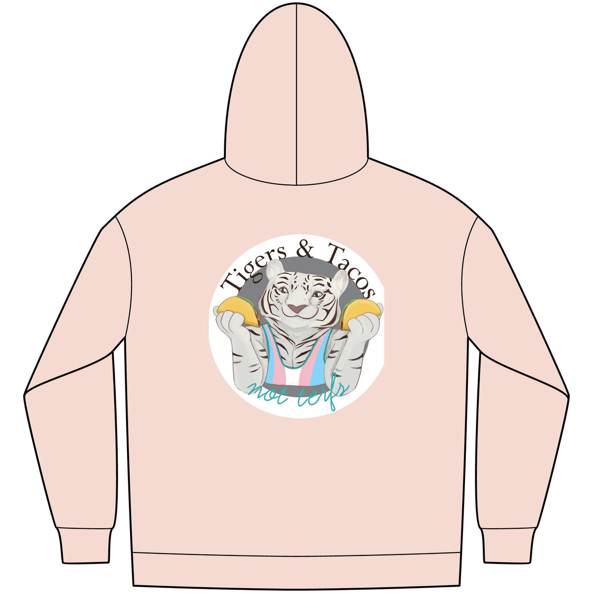 Cassandra Featherstone x Casey Wilkinson Fitz Tacos Men Hoodie