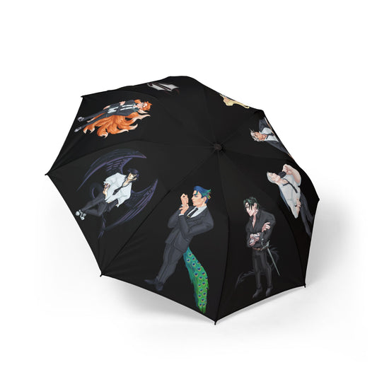 Discordia Demons (Cassandra Featherstone x Phantom Dame) Semi-Automatic Foldable Umbrella