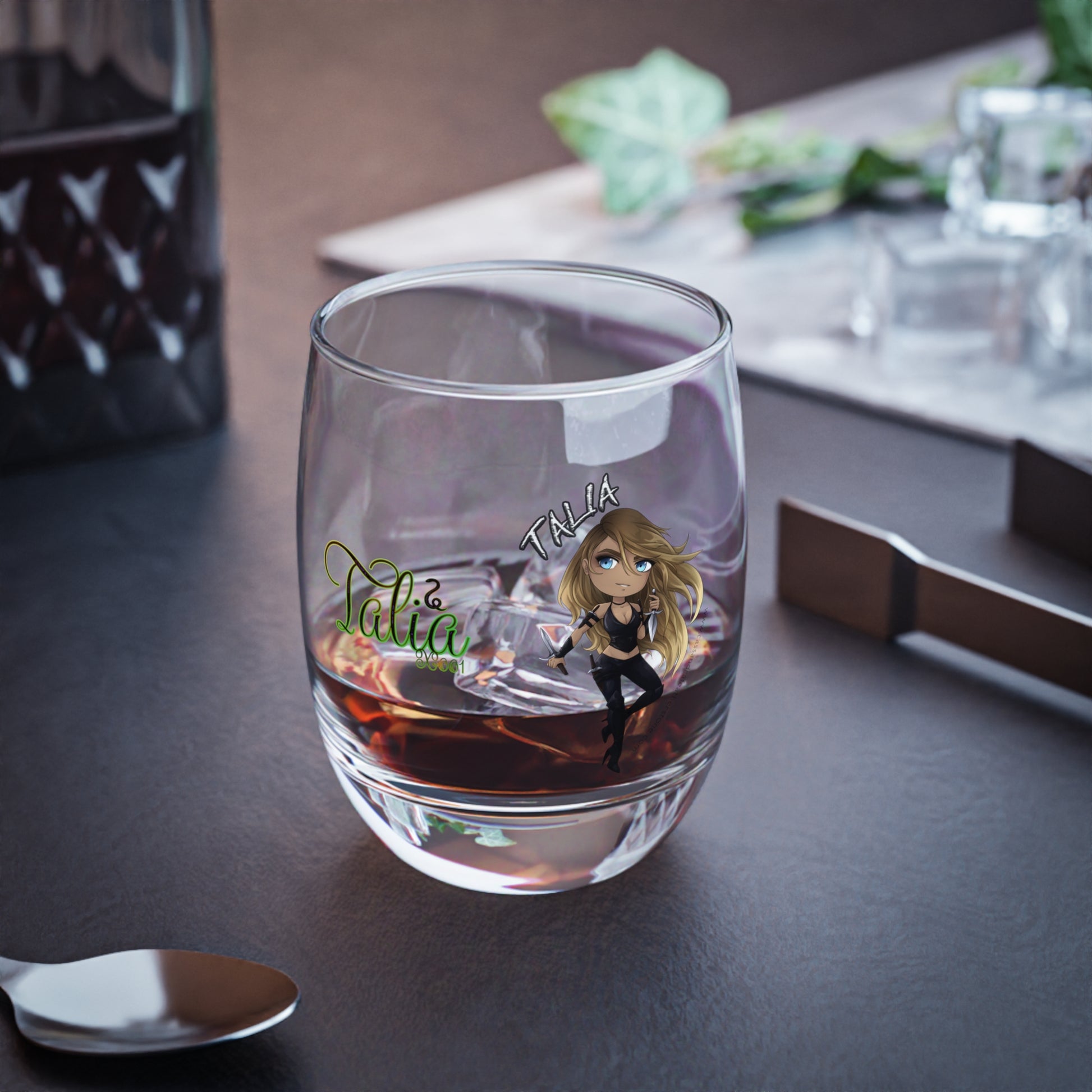 Cassandra Featherstone x Krisseymage Talia Stemless Glass