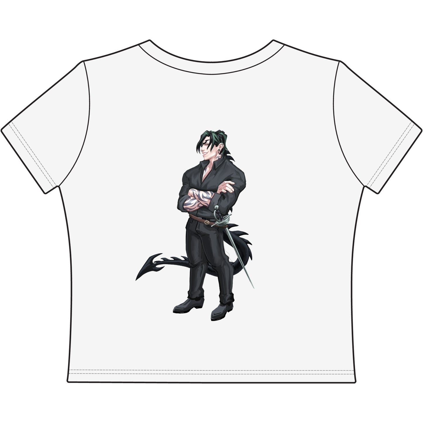 Cassandra Featherstone x Phantom Dame Jasper Women Baby Tee