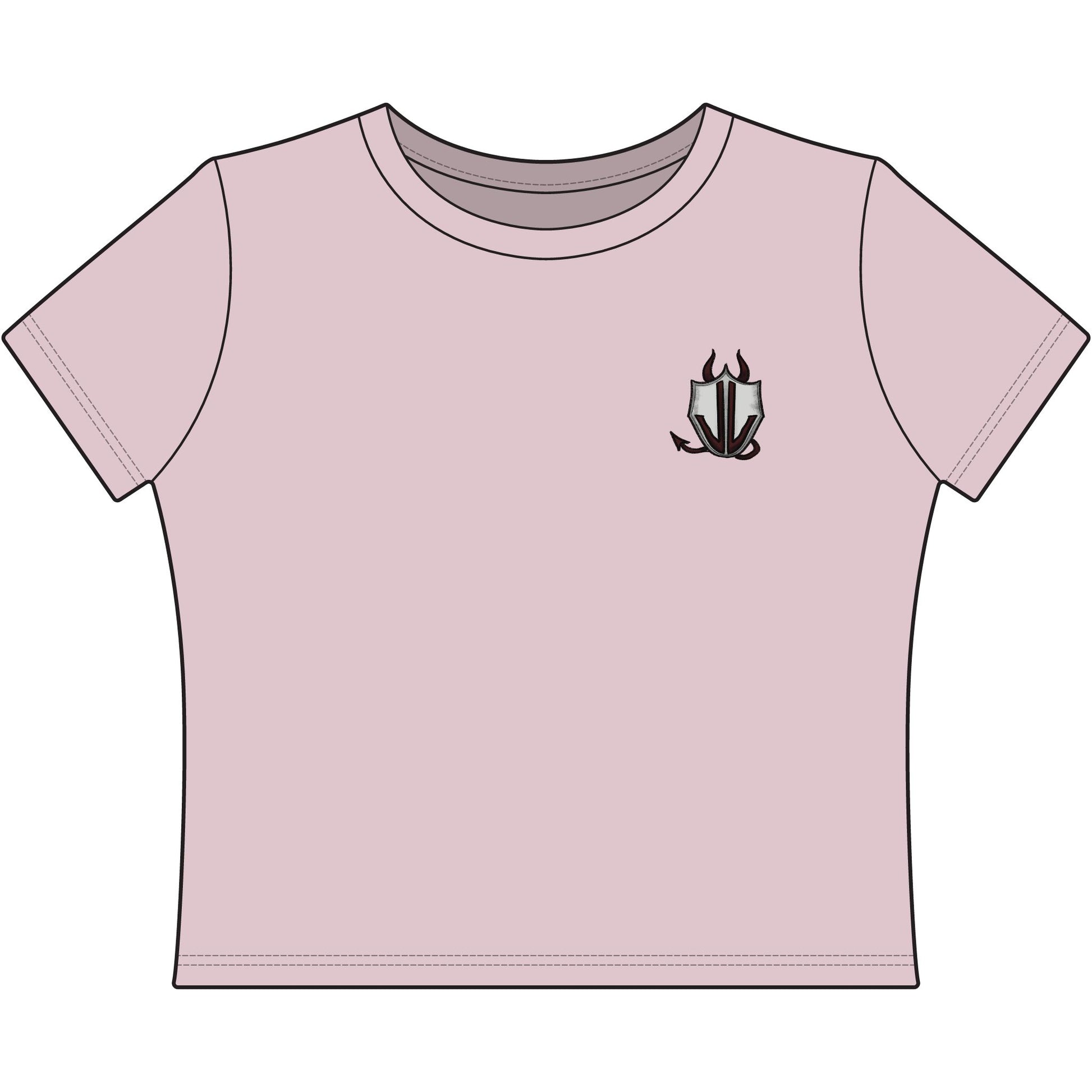 Cassandra Featherstone x Phantom Dame Anton Women Baby Tee