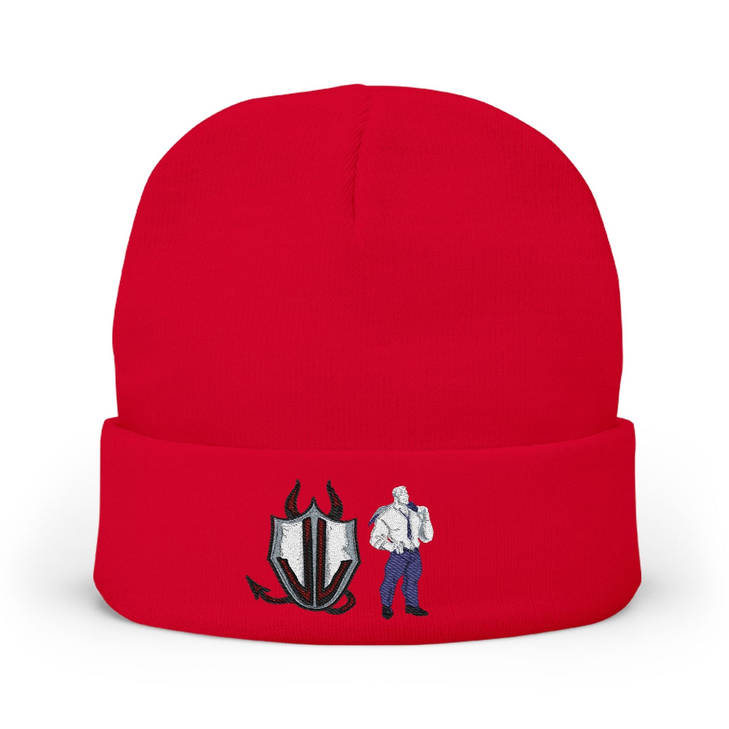 'Slash' Cassandra Featherstone x Phantom Dame Knit Beanie (Embroidery)