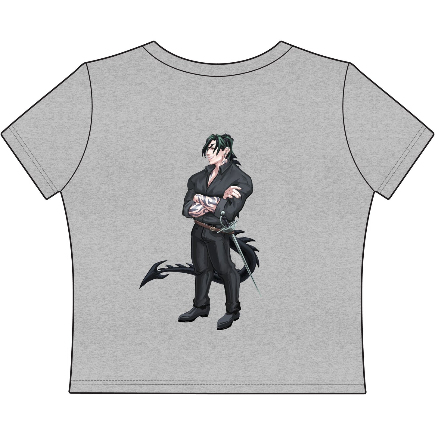 Cassandra Featherstone x Phantom Dame Jasper Women Baby Tee