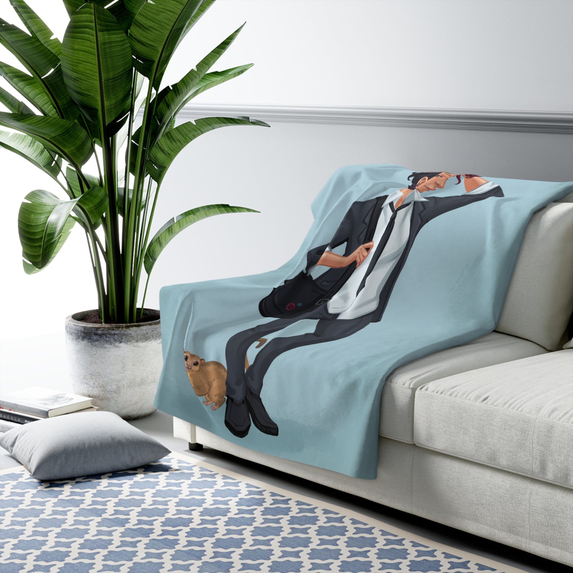 Cassandra Featherstone xPhantom Dame KKDottie Fleece Blanket