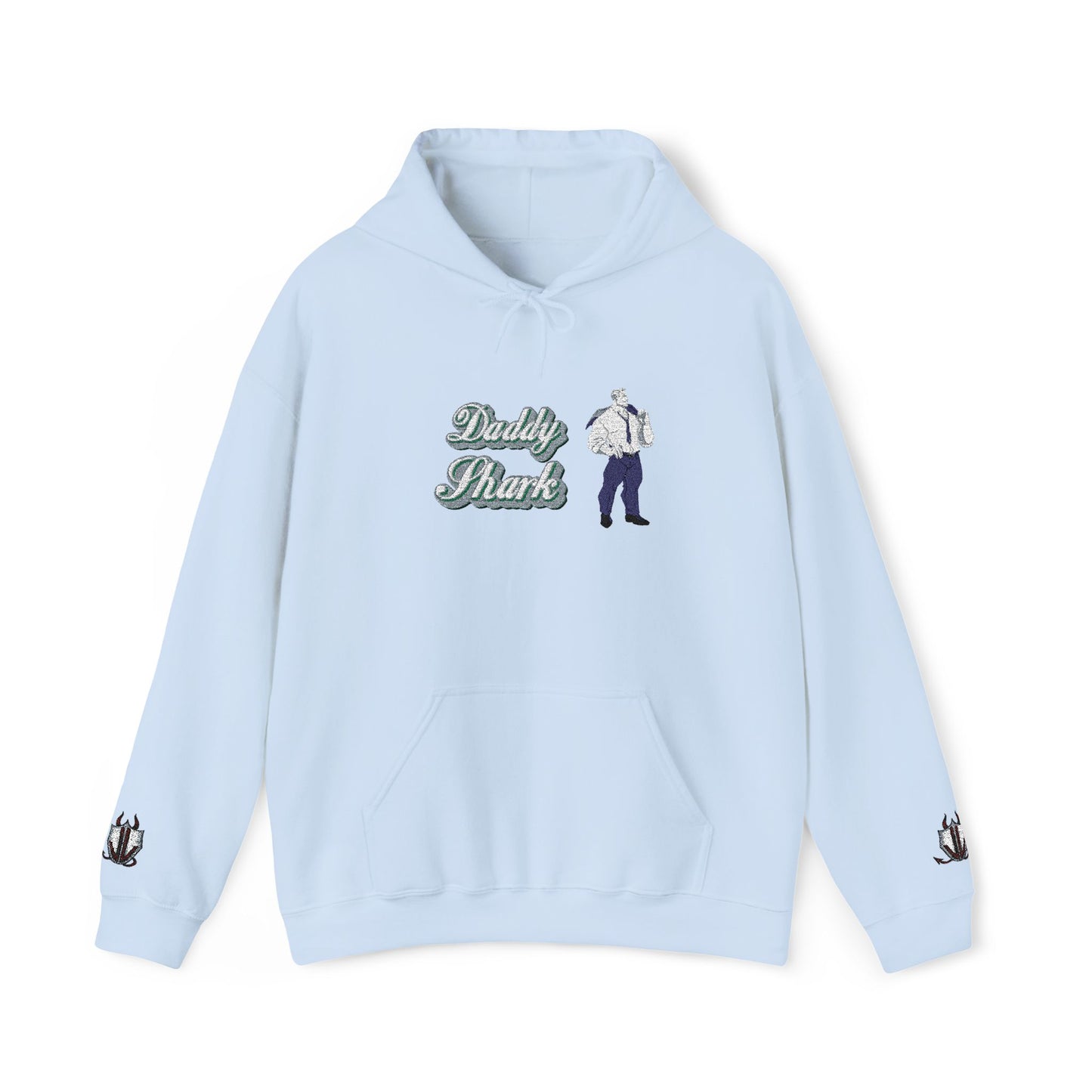 'Daddy Shark' Cassandra FeatherstonexPhantom Dame Unisex Heavy Blend™ Hooded Sweatshirt