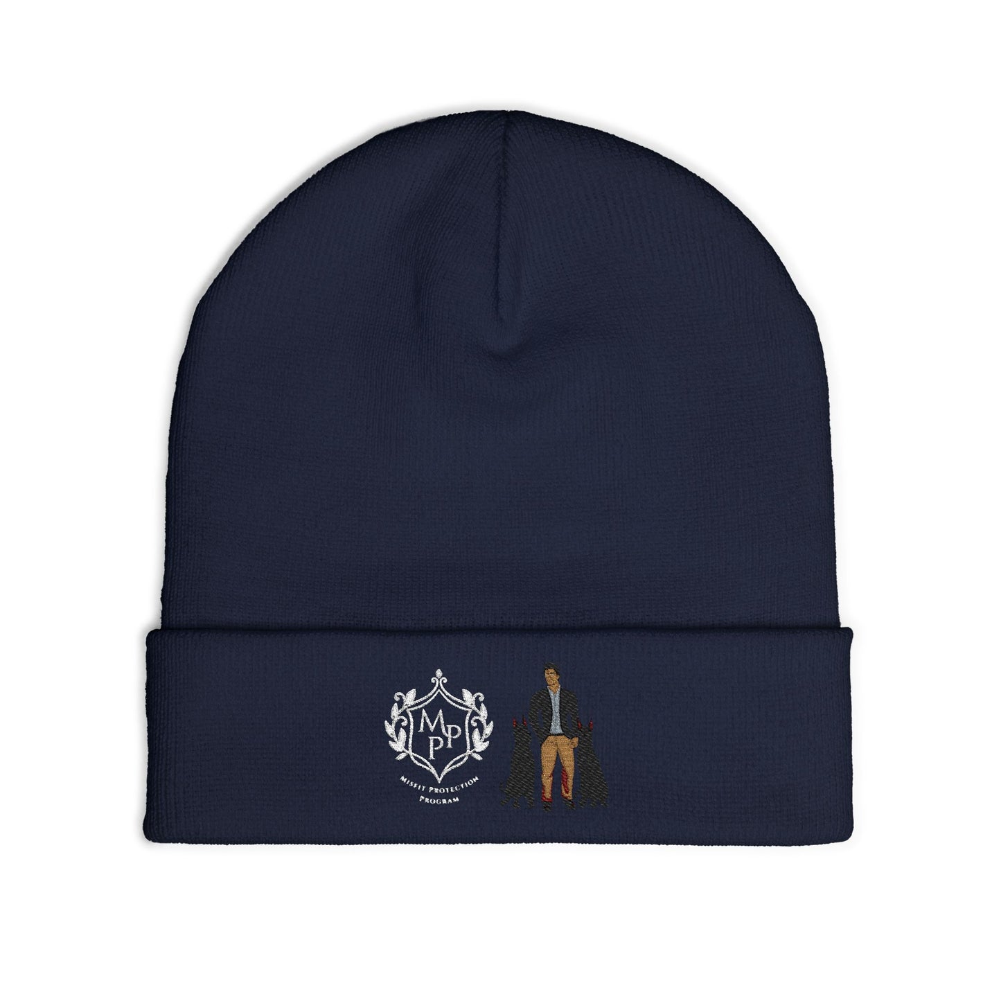 'Teddy' Cassandra Featherstone x Honeyy.Fae Knit Beanie (Embroidery)