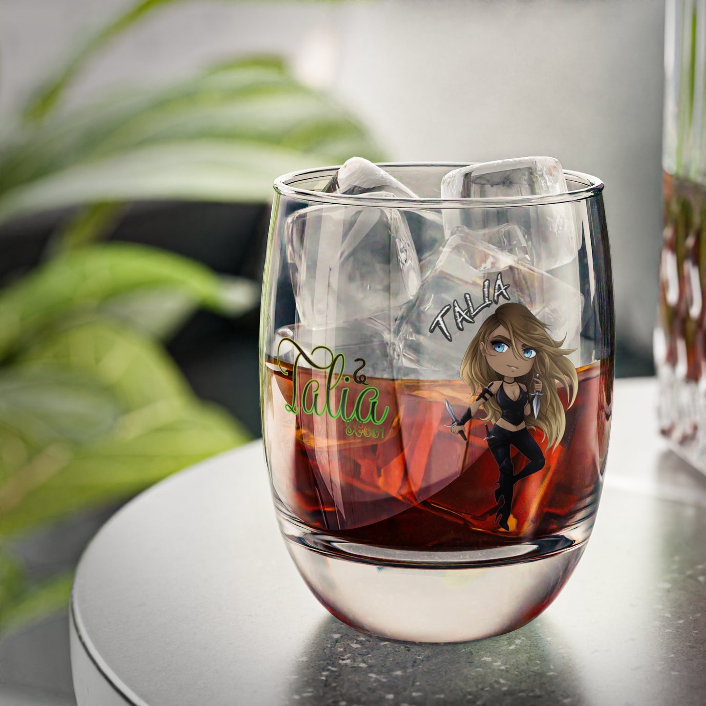 Cassandra Featherstone x Krisseymage Talia Stemless Glass