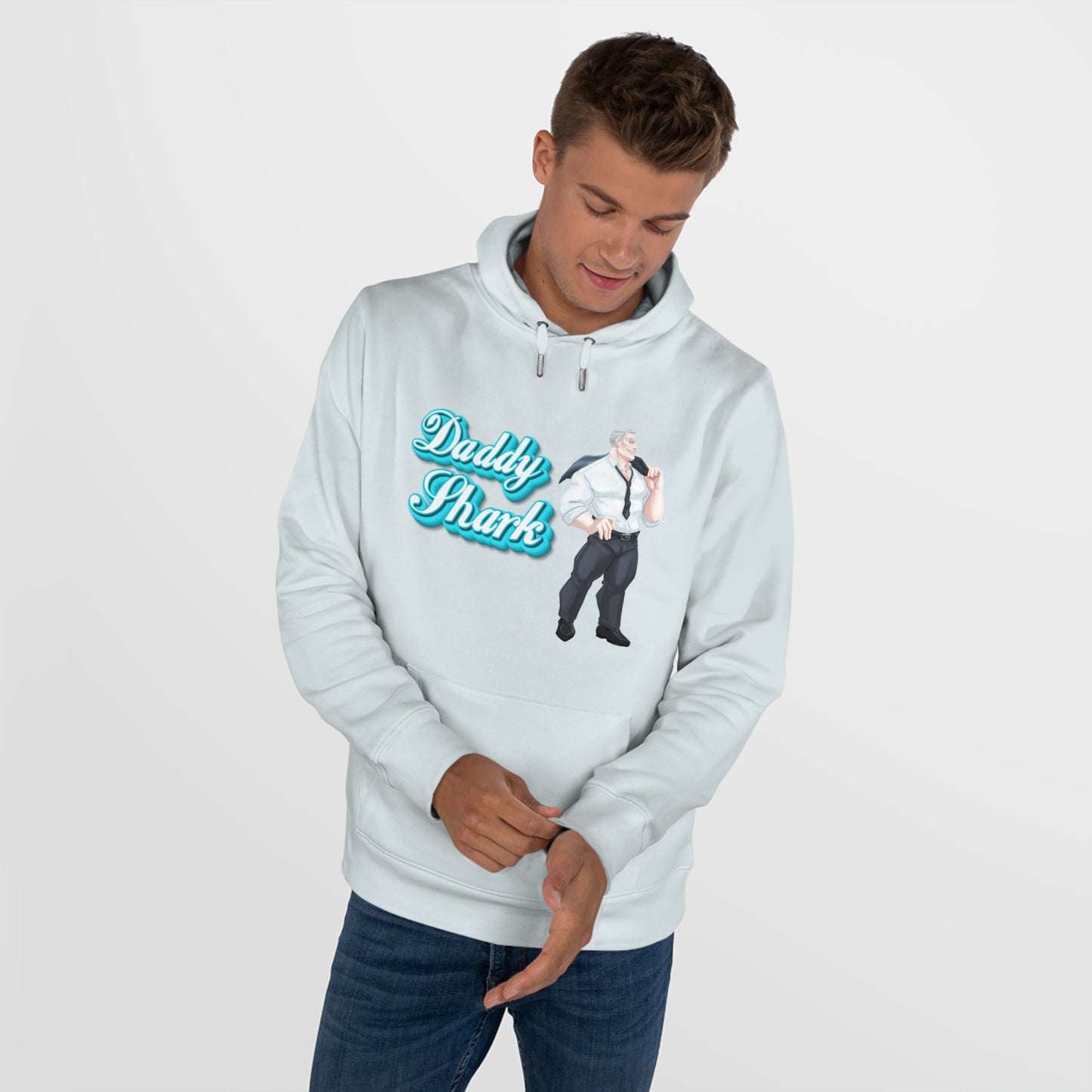 'Daddy Shark' Cassandra FeatherstonexPhantom DamexHoneyyfae Hooded Sweatshirt