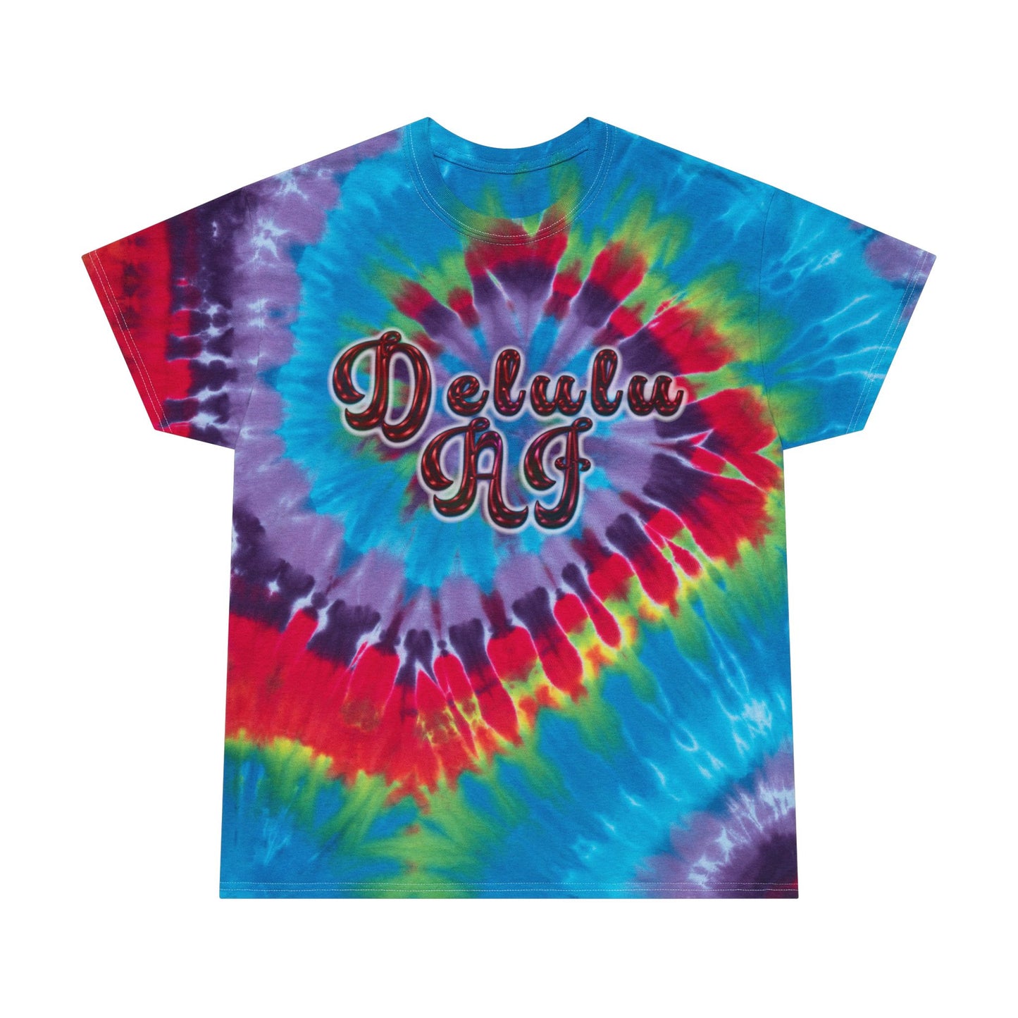 Fitz's Delulu AF Tie-Dye Tee, Spiral