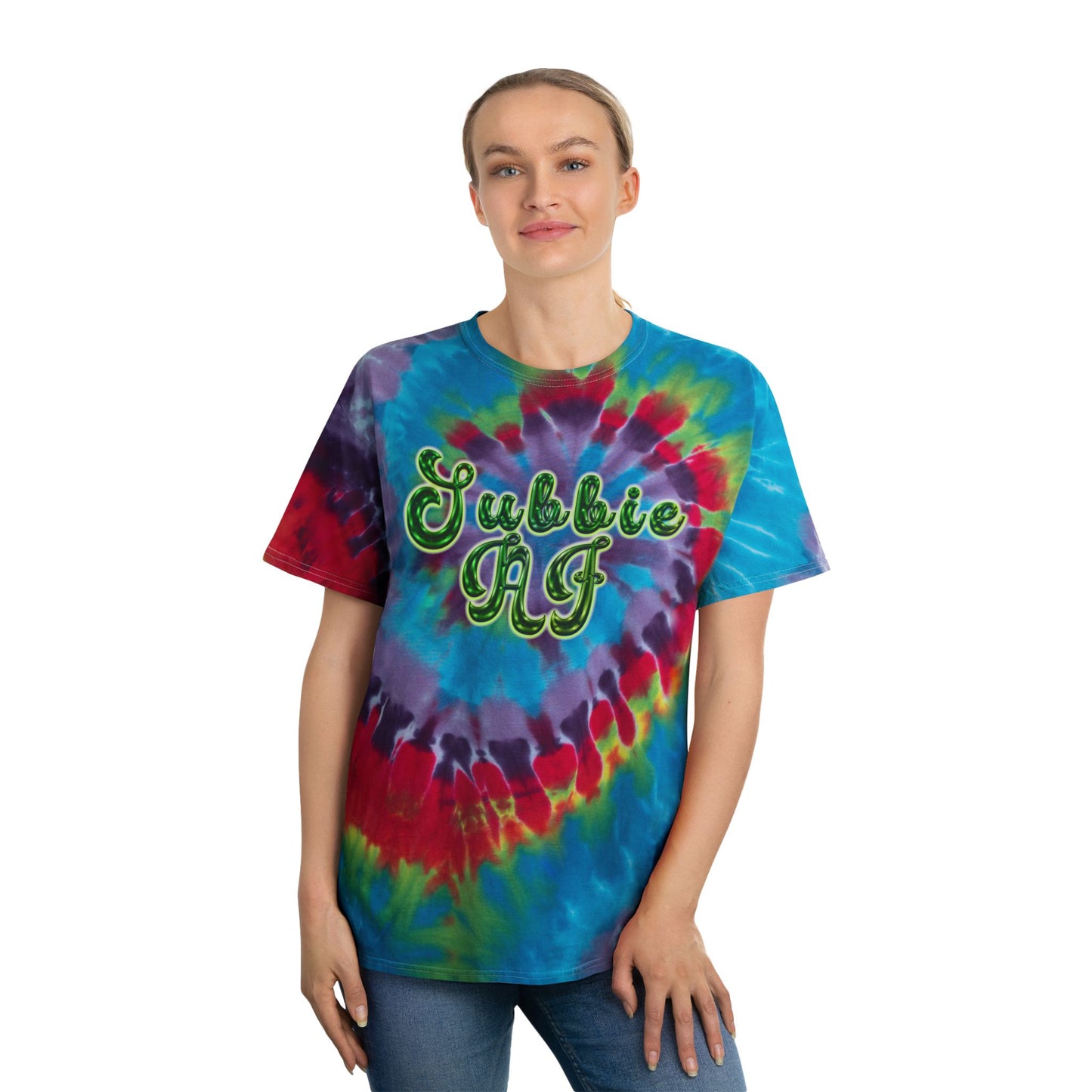 Chess' Subbie AF Tie-Dye Tee, Spiral