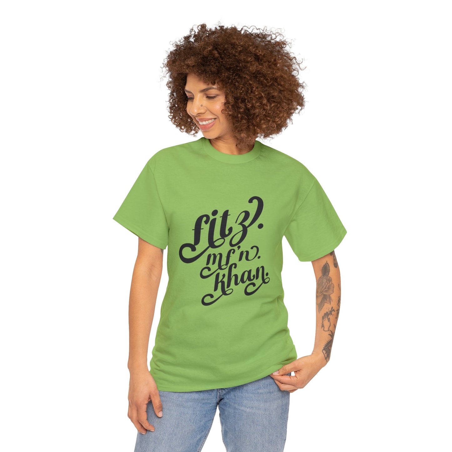 Fitz MF'N Khan Unisex Heavy Cotton Tee