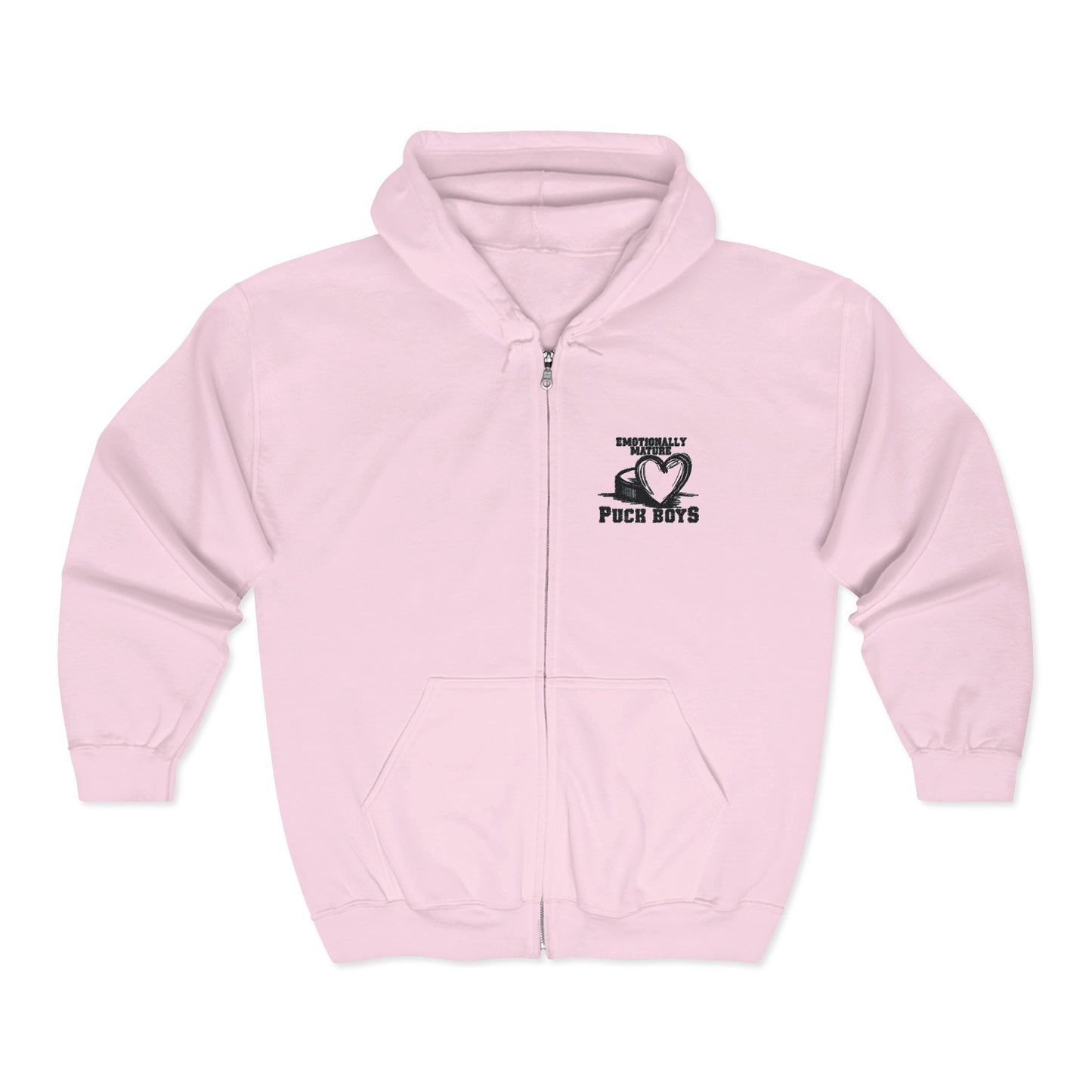 Emotionally Mature Puck Boys Unisex Heavy Blend™ Full Zip Hooded Sweatshirt